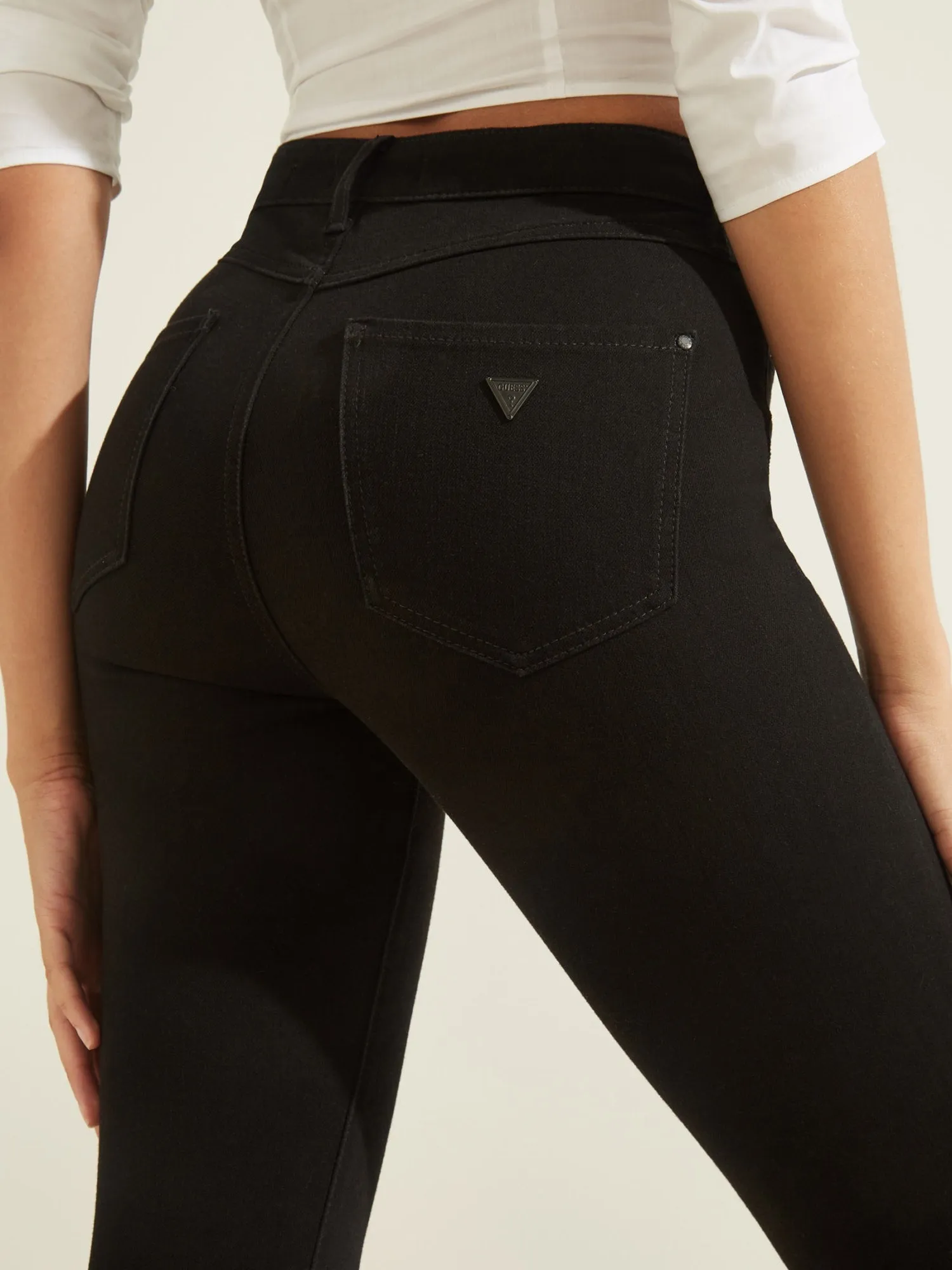 1981 High-Rise Skinny Fit Jeans -  Black