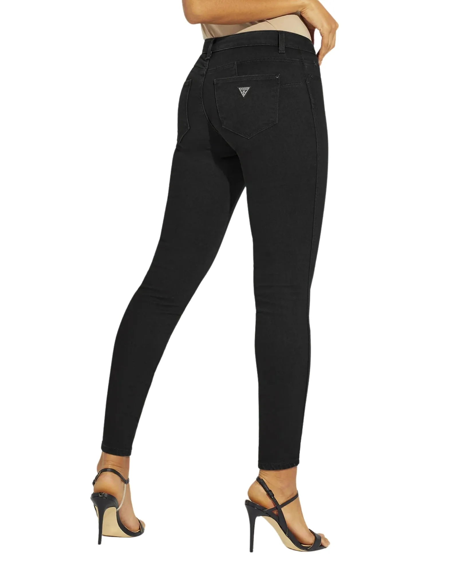 1981 High-Rise Skinny Fit Jeans - Carrie Black Wash