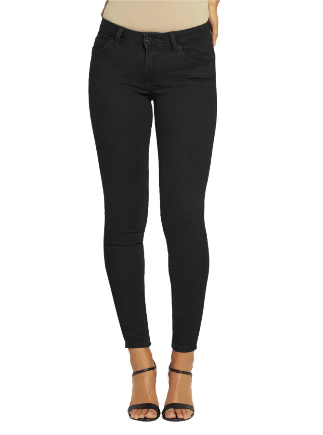 1981 High-Rise Skinny Fit Jeans - Carrie Black Wash