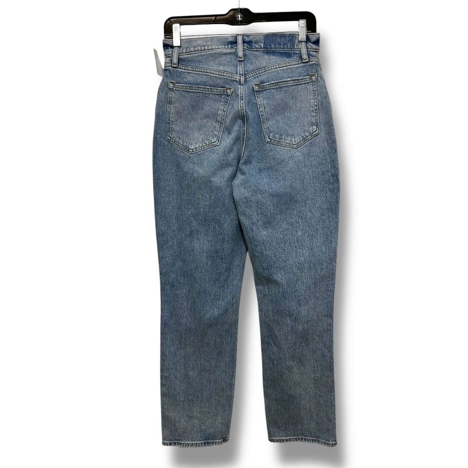 90s straight ultra high rise Jeans By Abercrombie And Fitch In Blue Denim, Size: 4