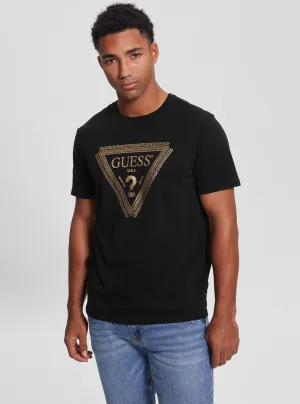 Black Chain Logo T-Shirt