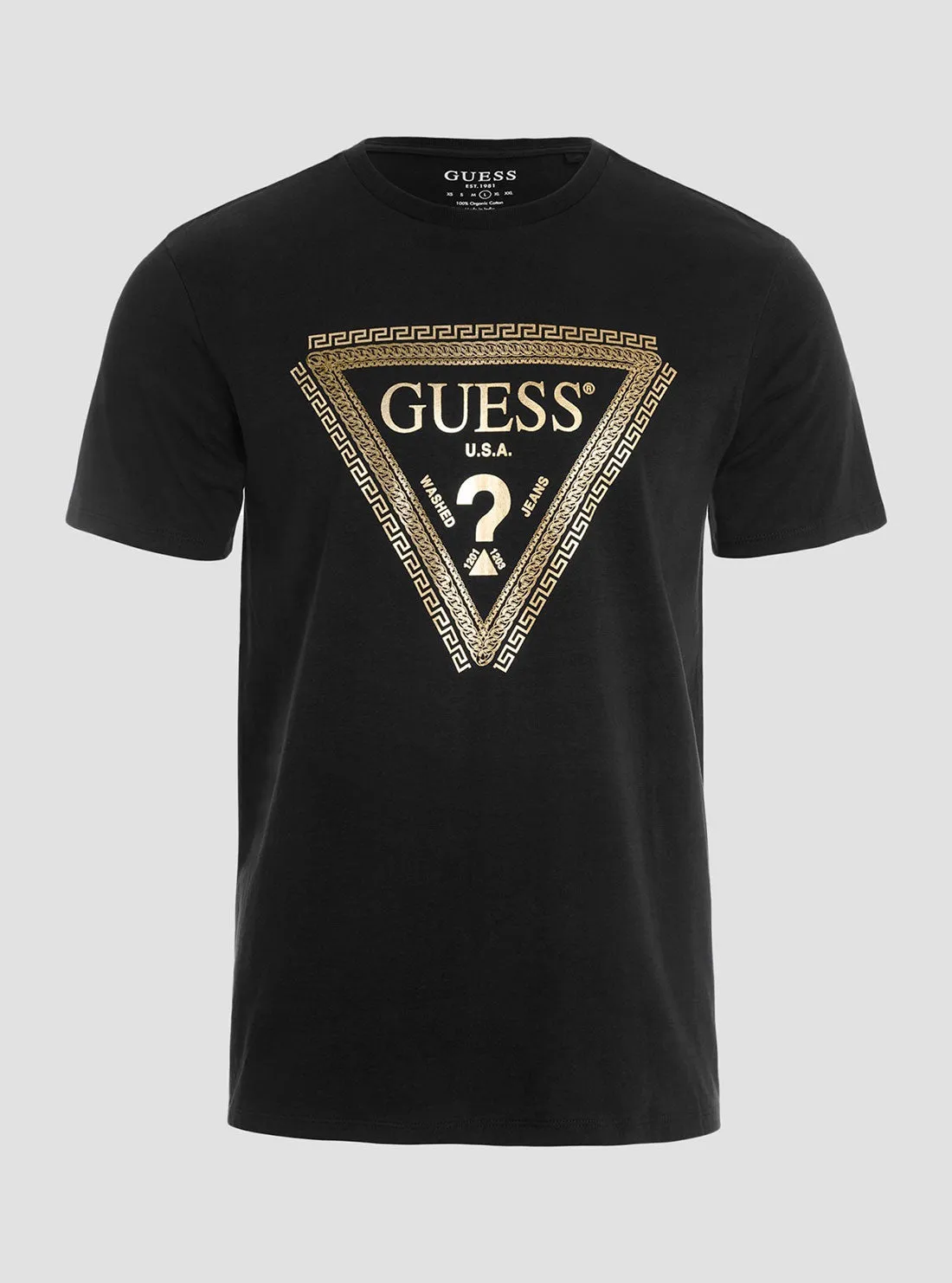 Black Chain Logo T-Shirt