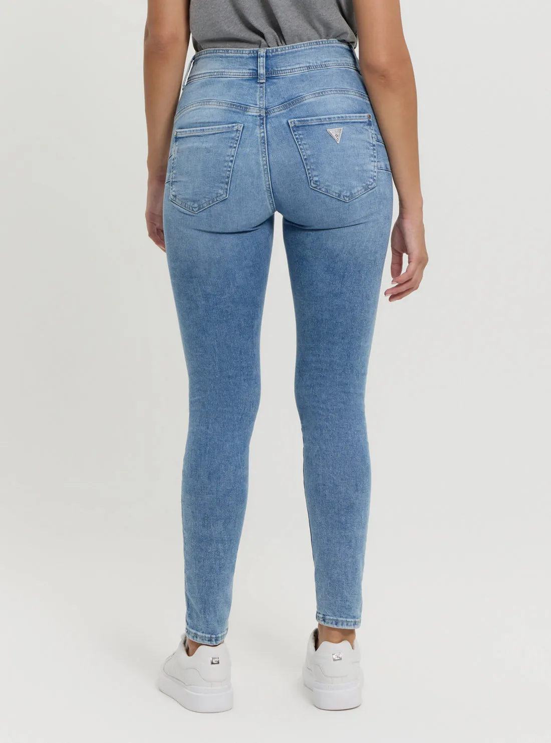 Blue Shape Up Skinny Jeans in Medium Wash