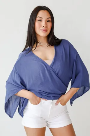 Breezy Days Tie-Front Blouse
