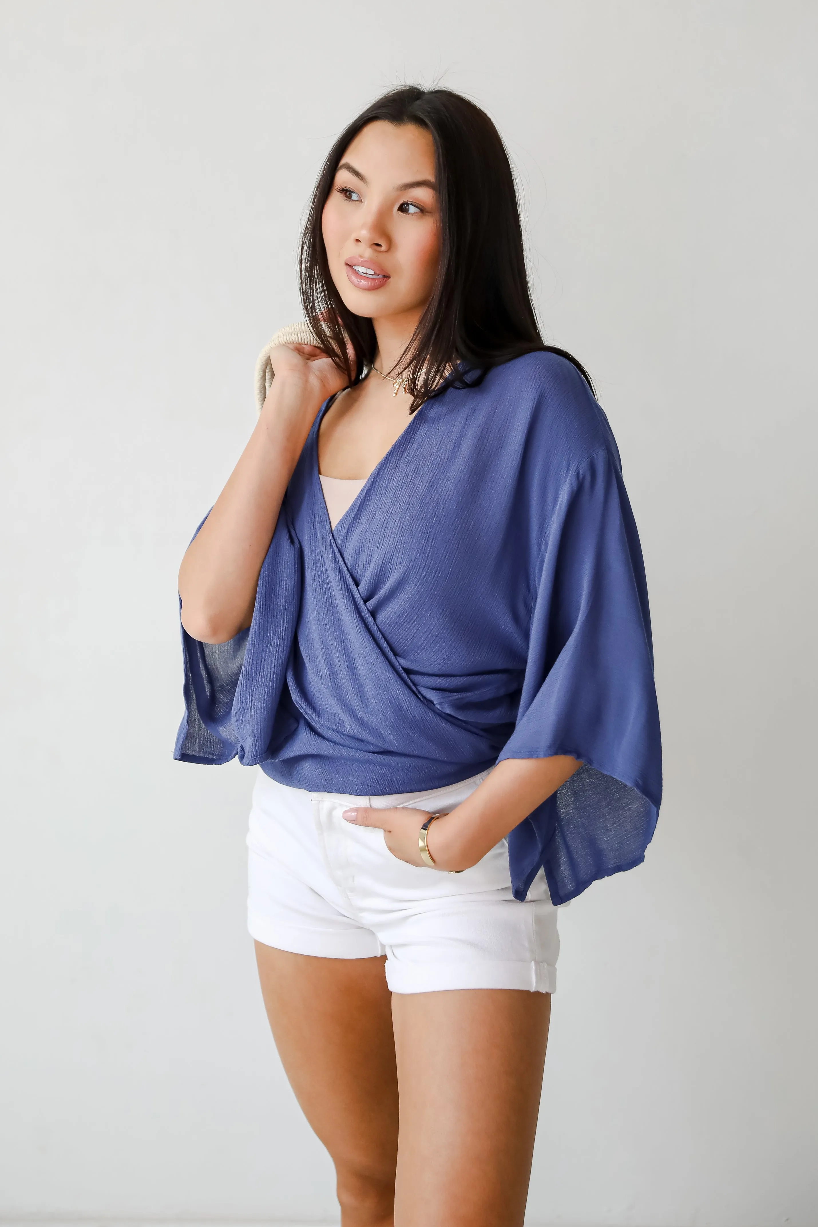 Breezy Days Tie-Front Blouse