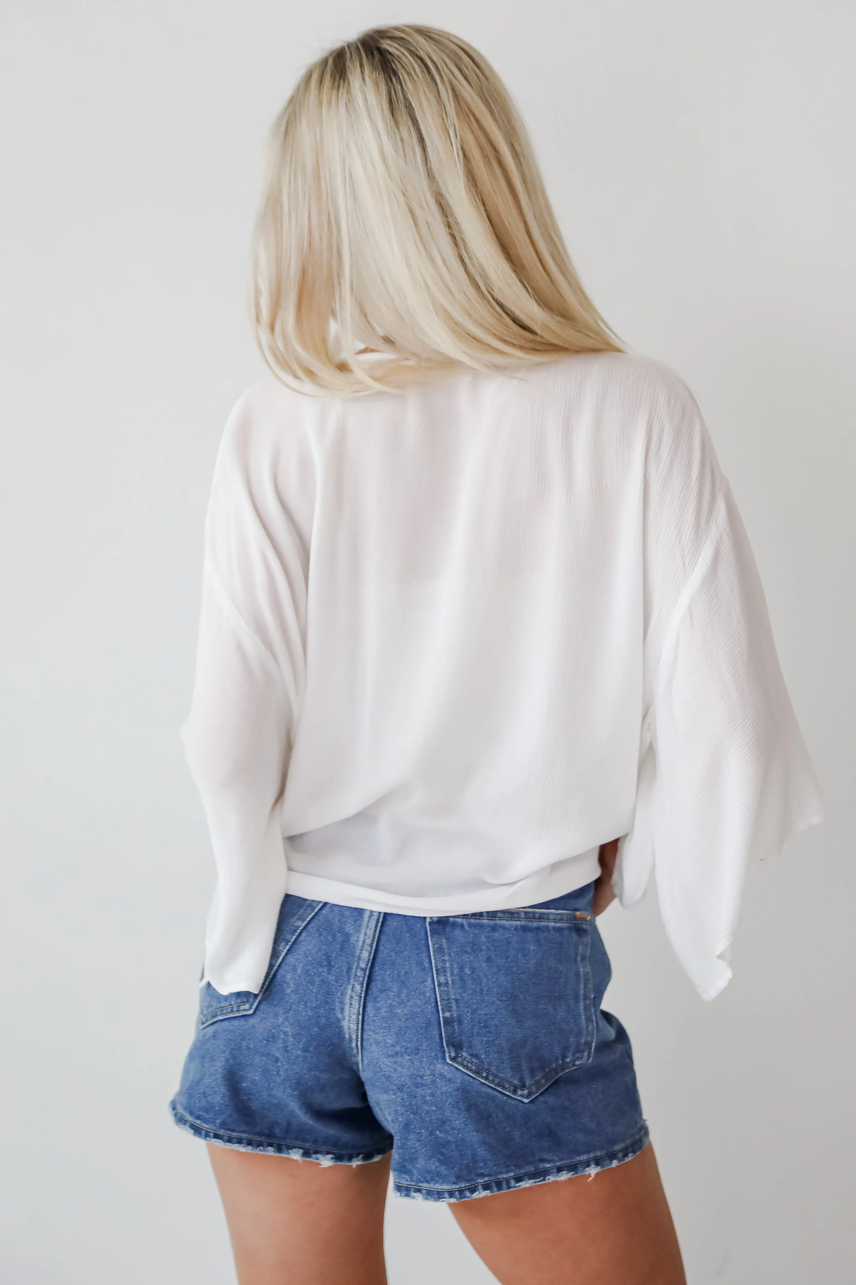 Breezy Days Tie-Front Blouse