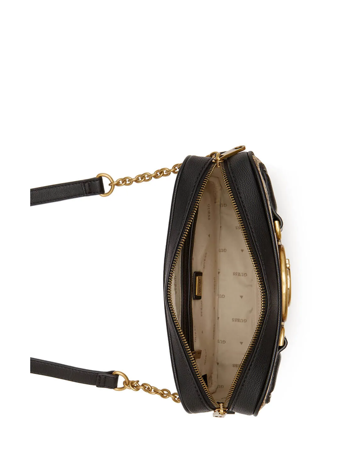 Brown Black Aviana Crossbody Camera Bag