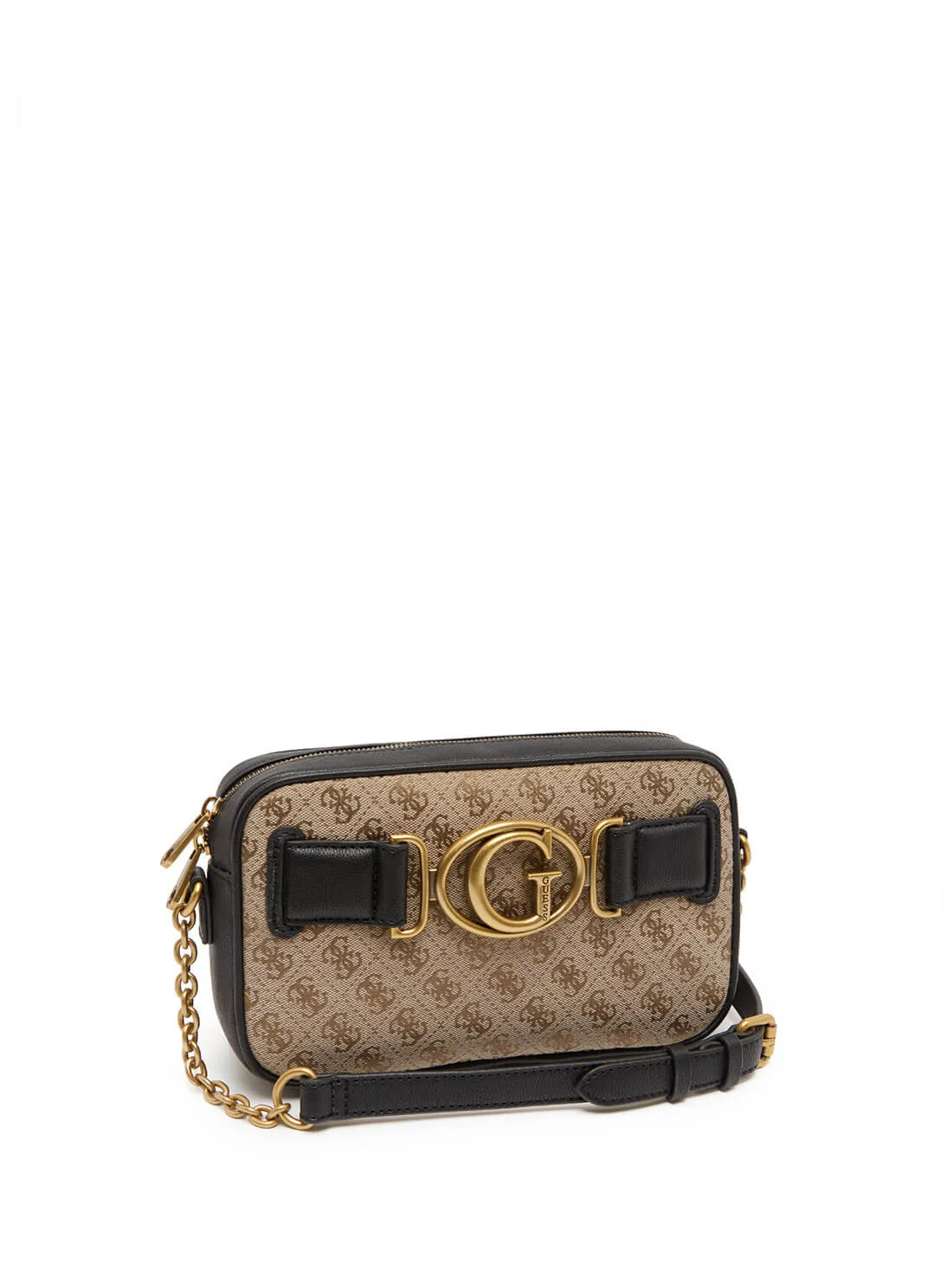 Brown Black Aviana Crossbody Camera Bag