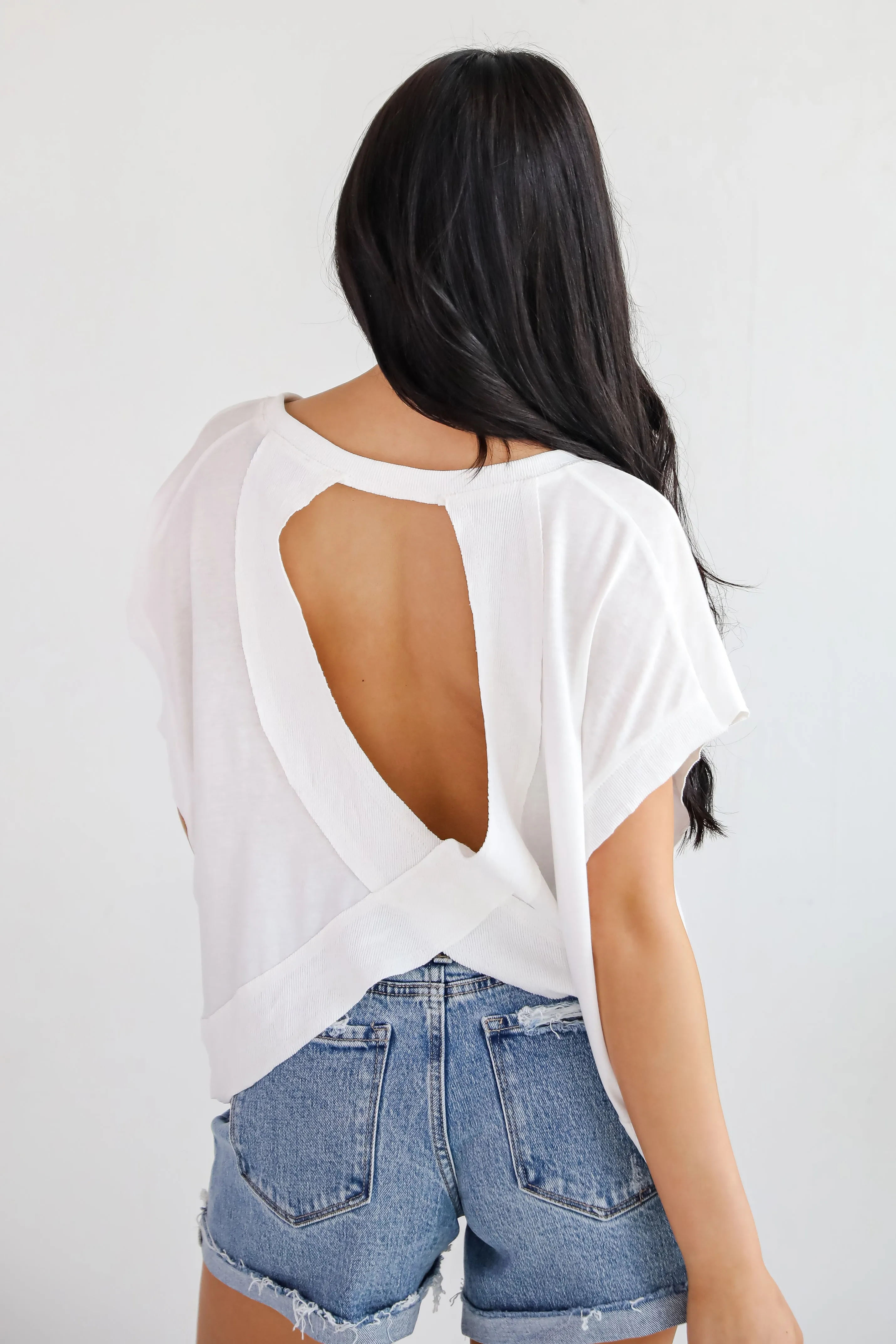 Brynn Open Back Tee