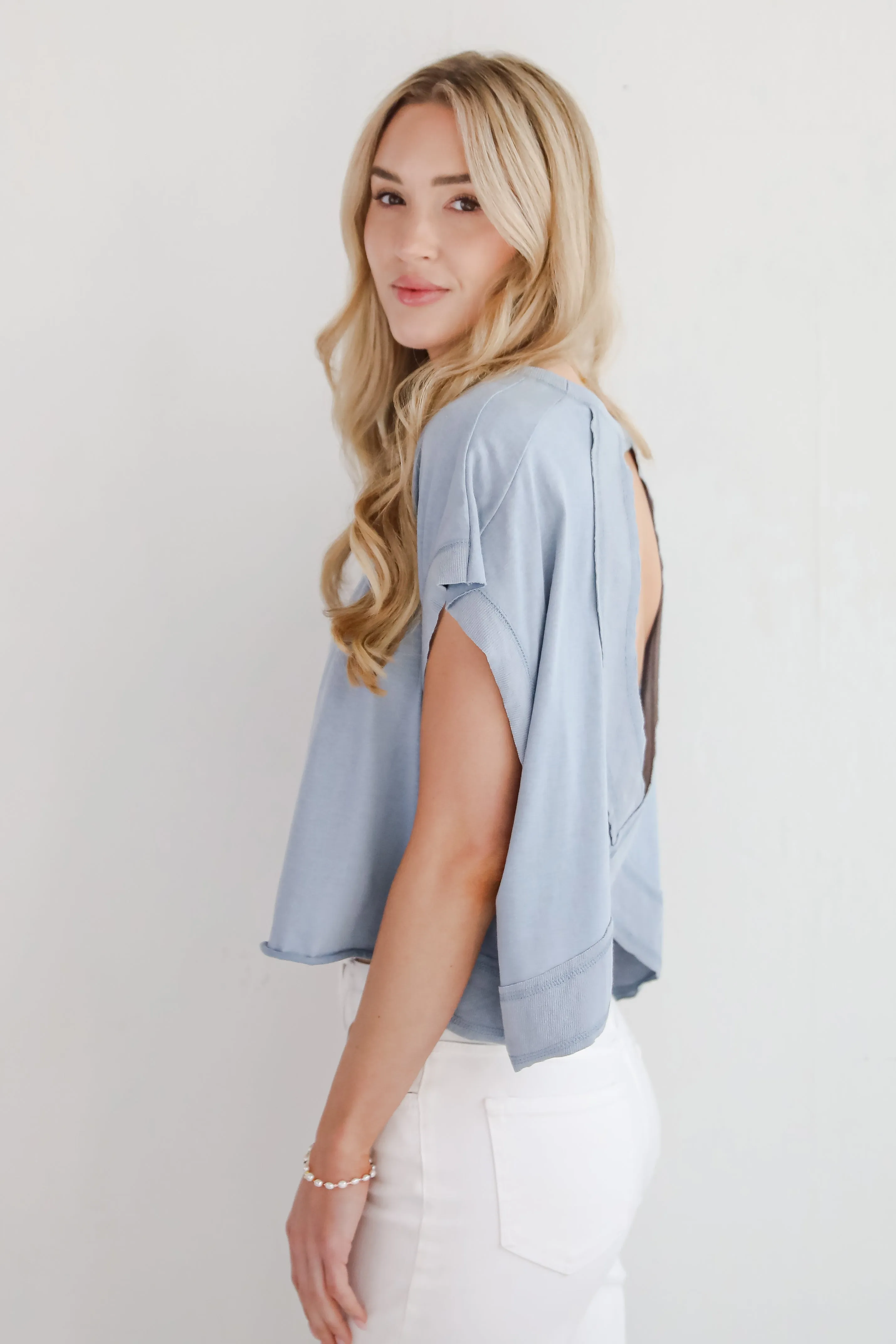 Brynn Open Back Tee