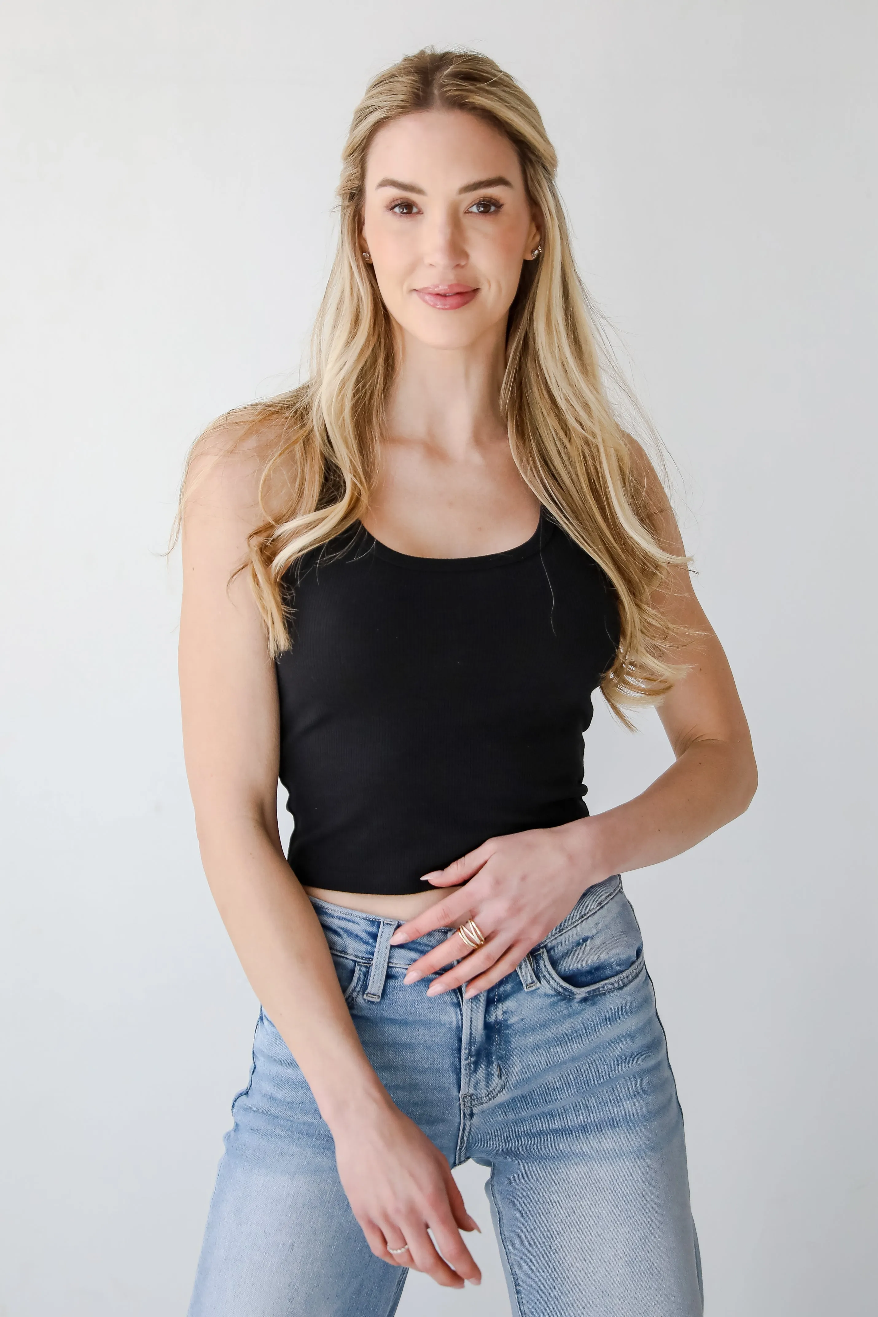 Cassidy Everyday Scoop Neck Tank - DU DEAL