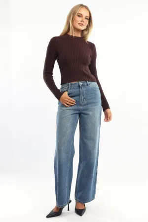 Denim Baggy Jeans Low Rise
