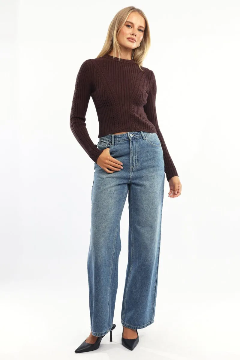 Denim Baggy Jeans Low Rise