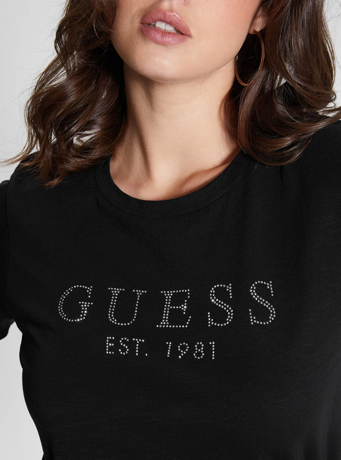Eco Black 1981 Crystal Logo T-Shirt