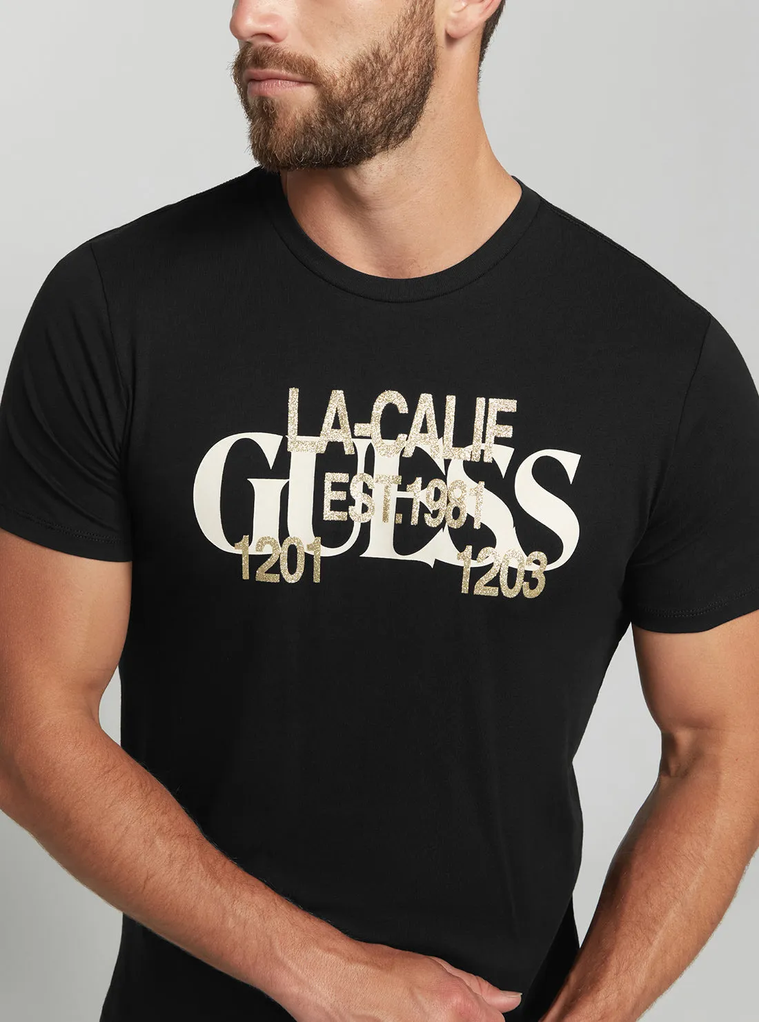 Eco Black LA Cali Logo T-Shirt