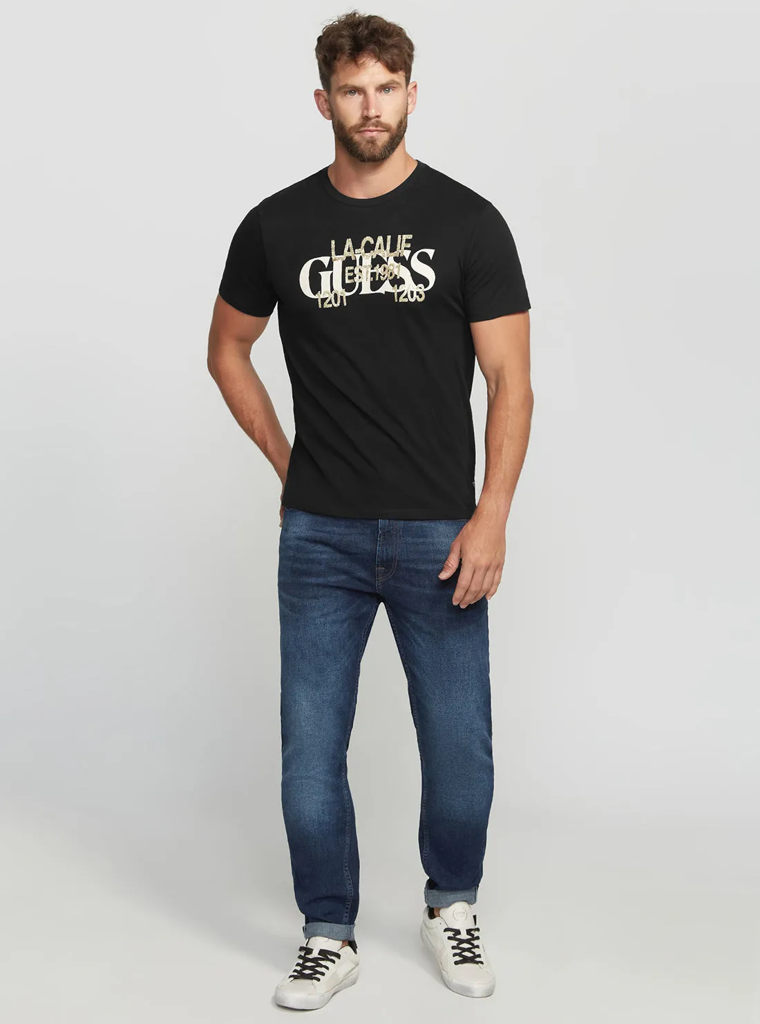 Eco Black LA Cali Logo T-Shirt