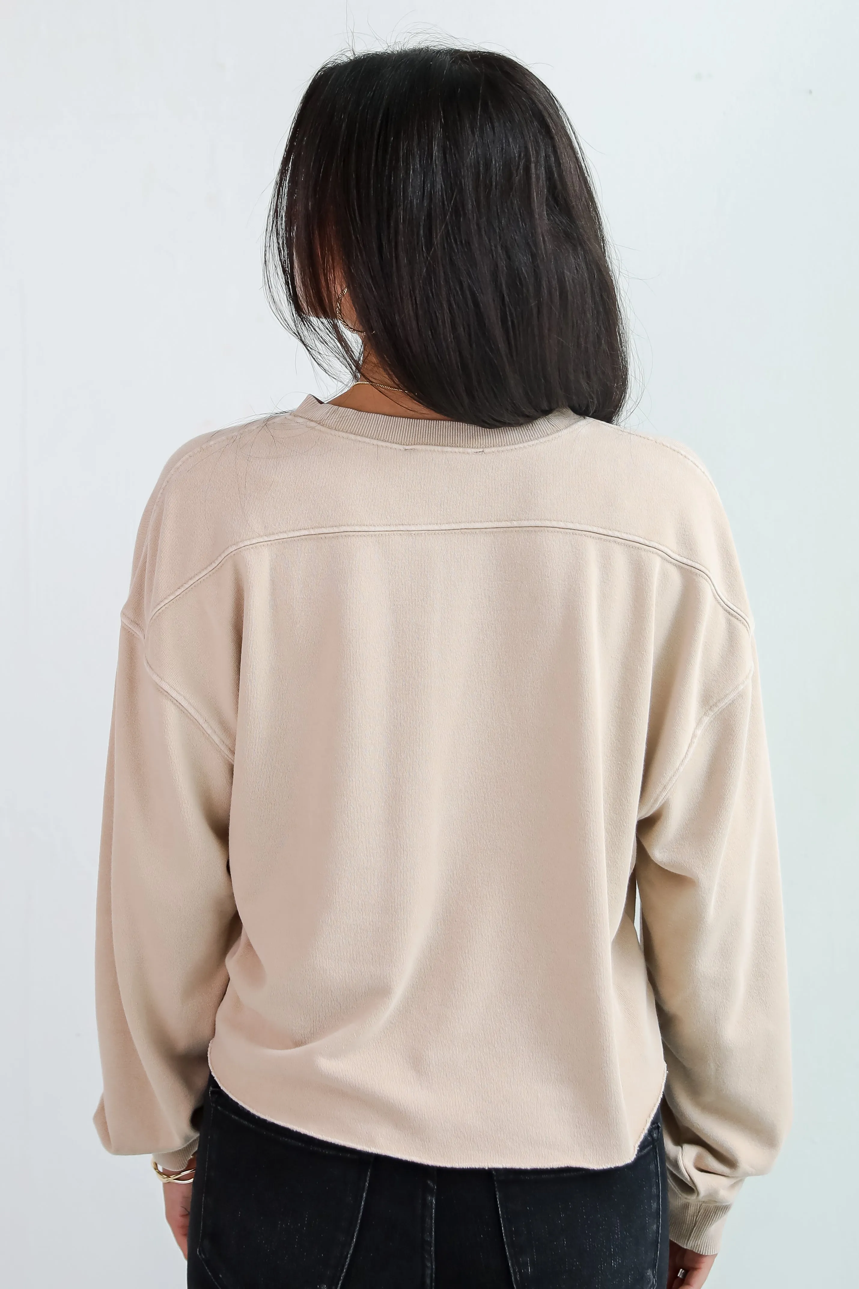 FINAL SALE - Chill Out Cropped Pullover - DU DEAL