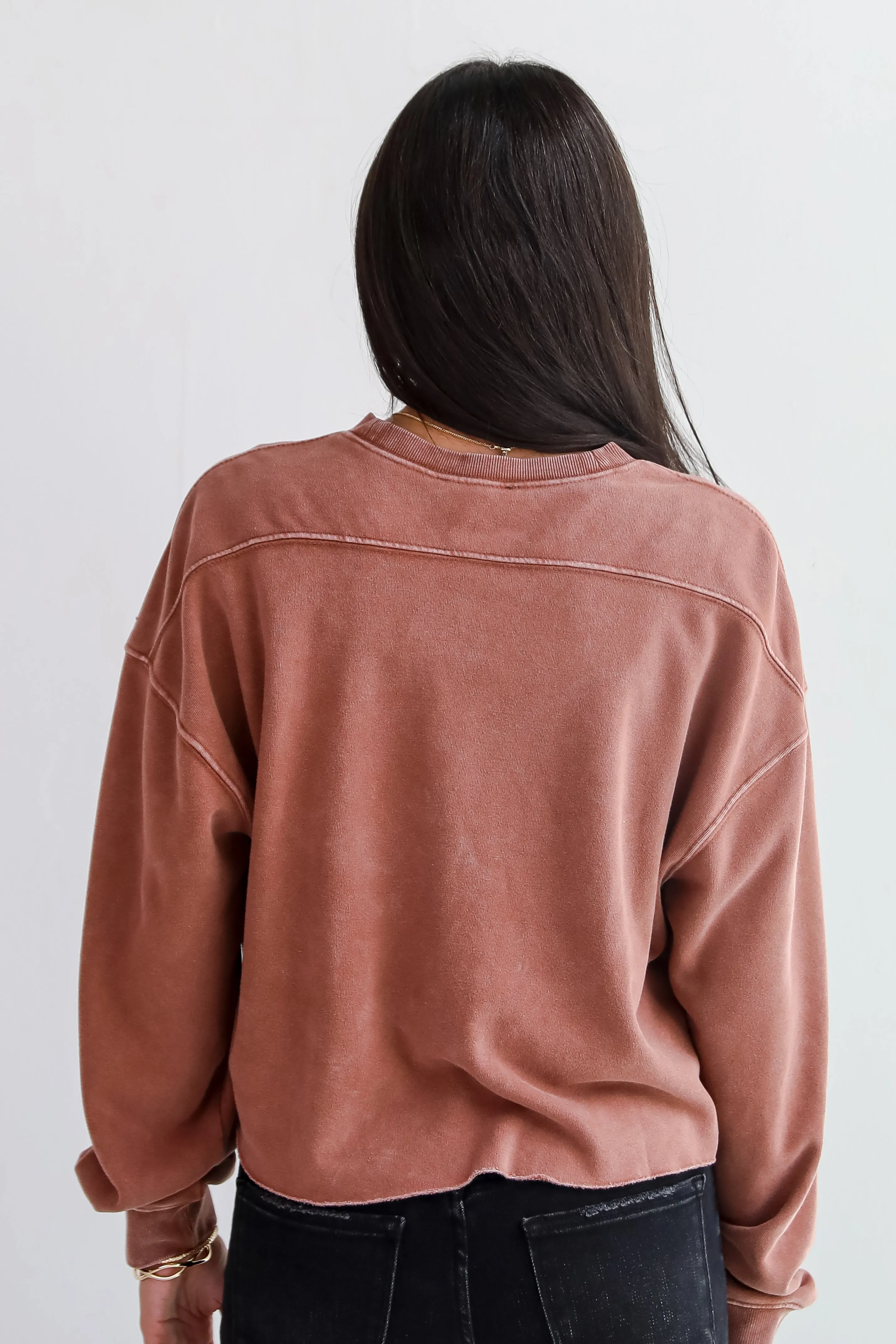 FINAL SALE - Chill Out Cropped Pullover - DU DEAL