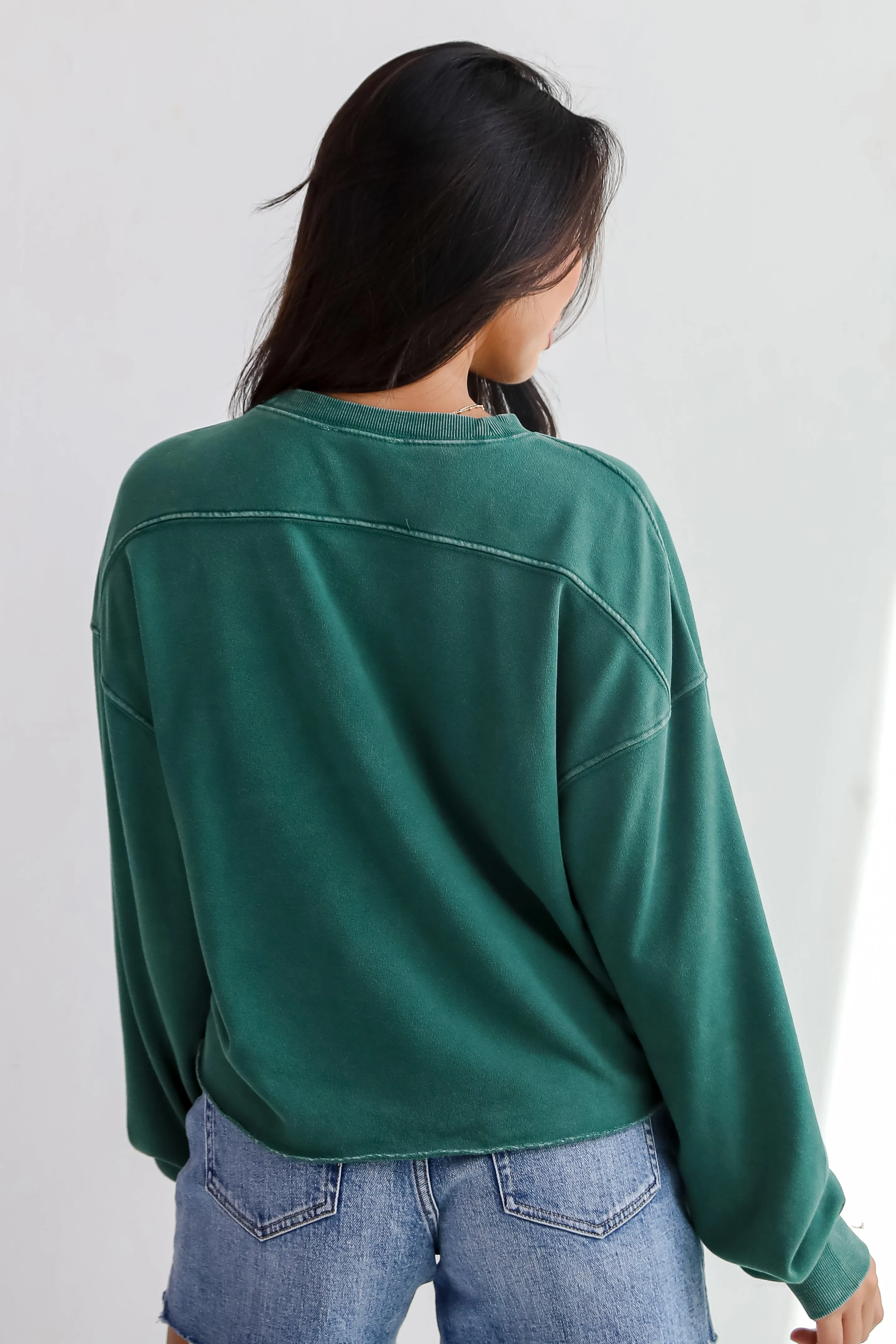 FINAL SALE - Chill Out Cropped Pullover - DU DEAL