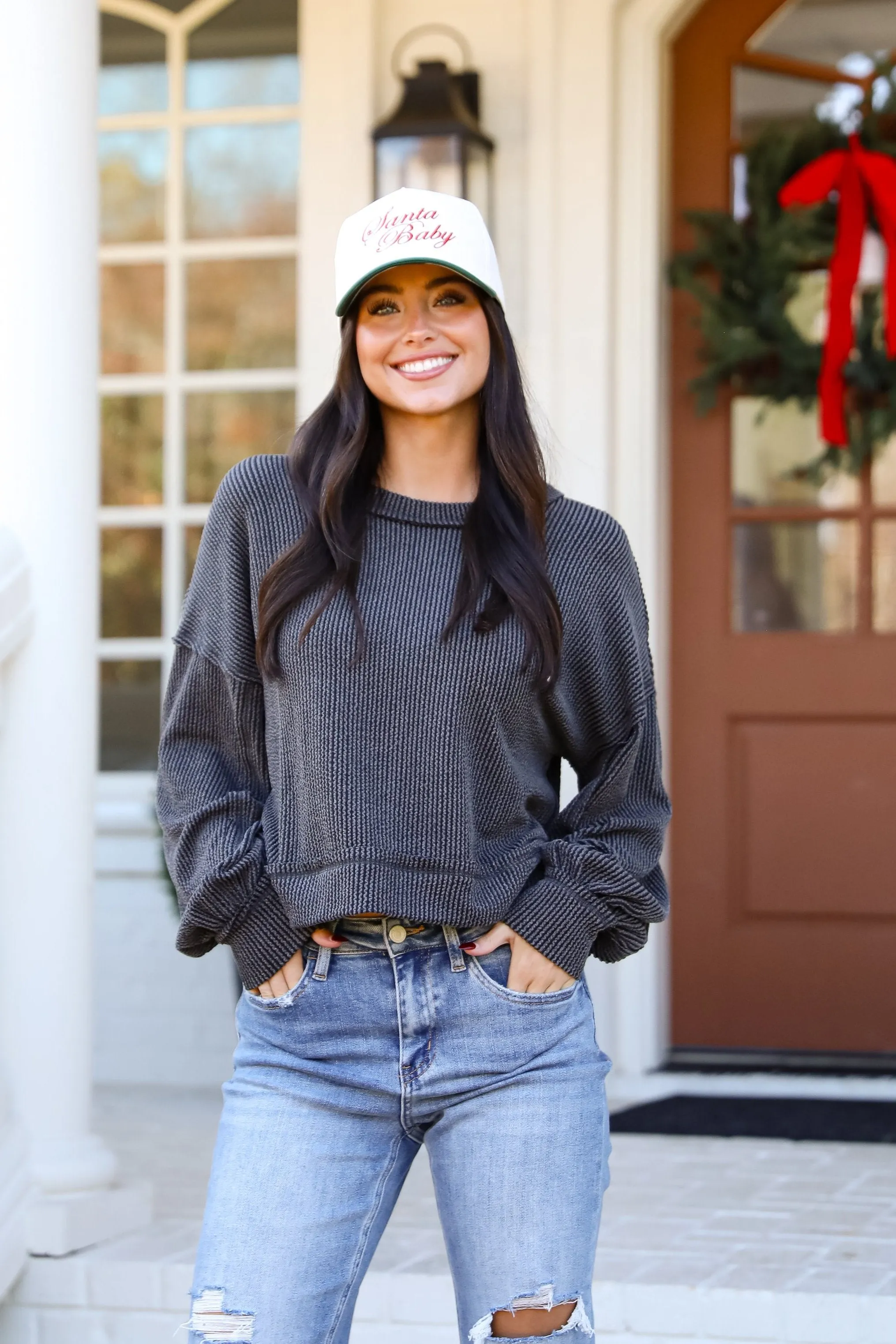 FINAL SALE - Meghan Corded Top - DOORBUSTER