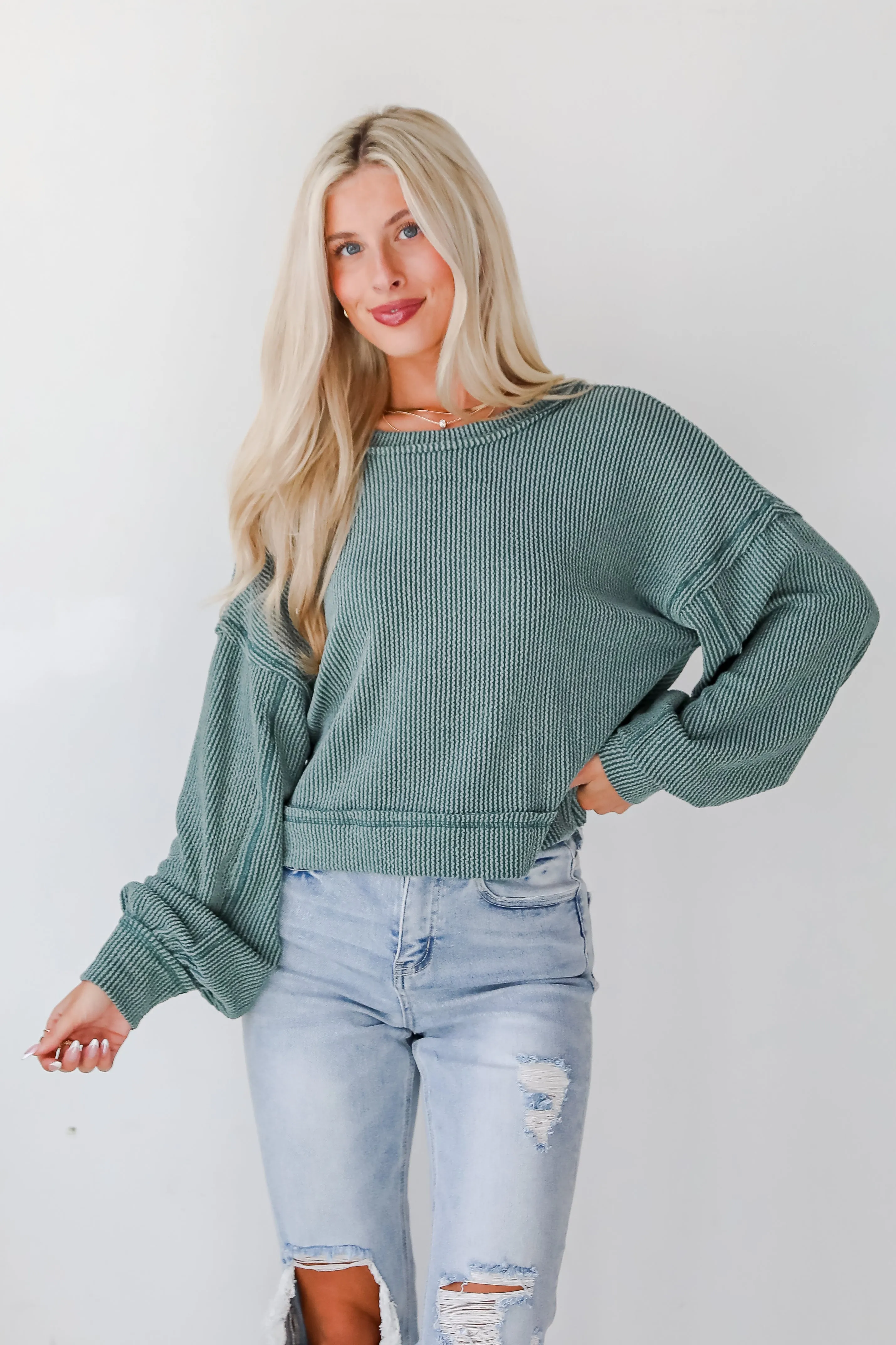 FINAL SALE - Meghan Corded Top - DOORBUSTER