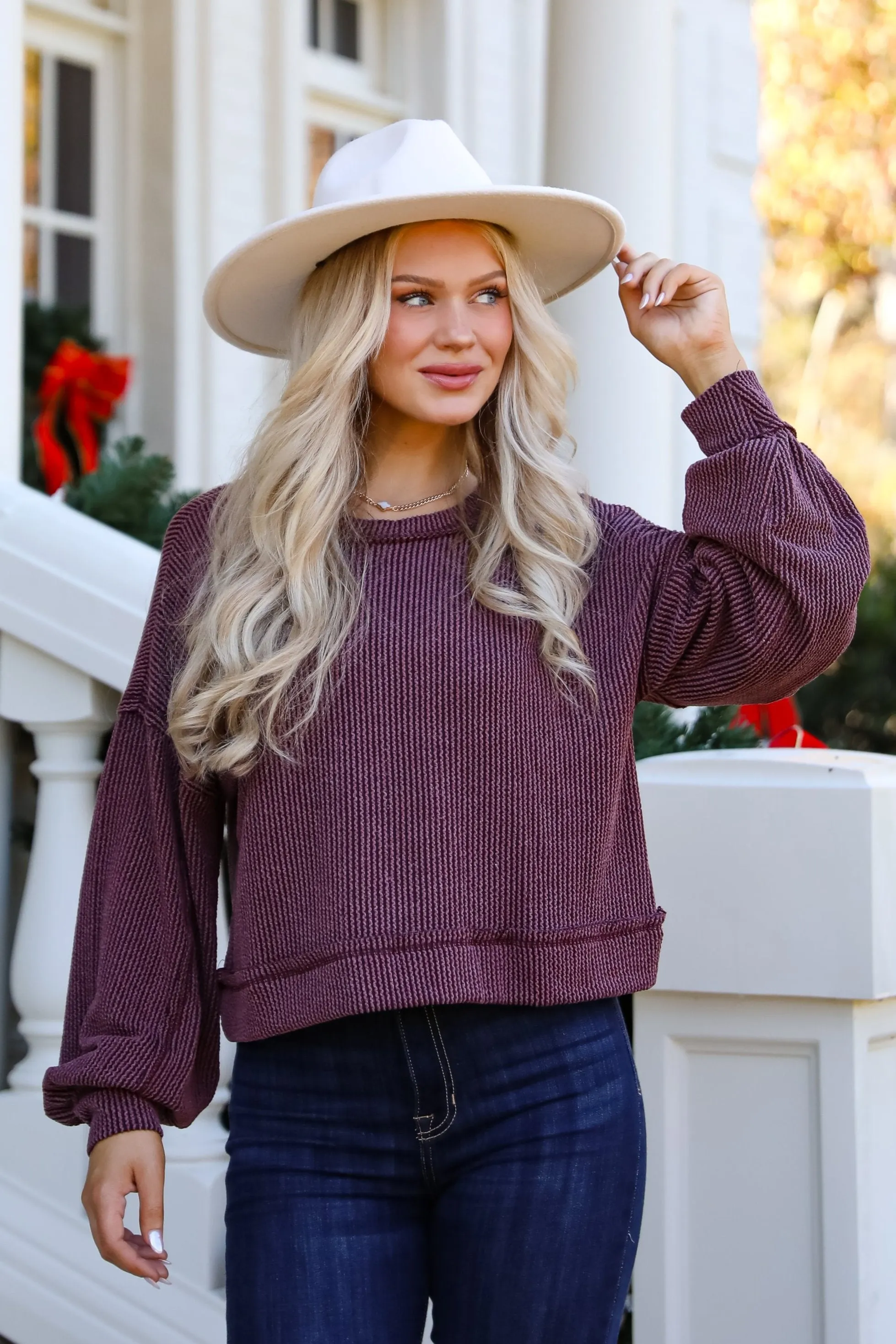 FINAL SALE - Meghan Corded Top - DOORBUSTER