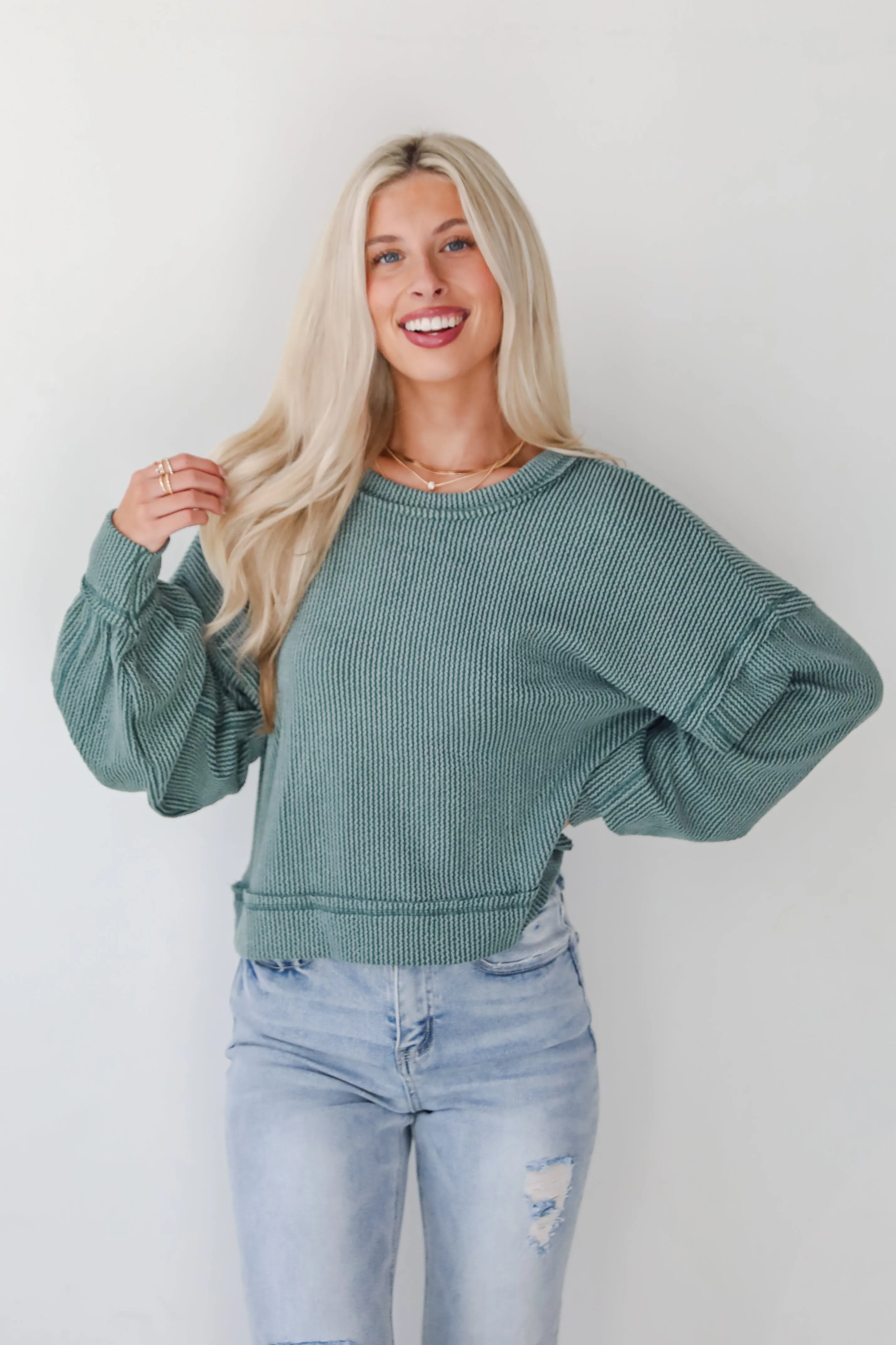 FINAL SALE - Meghan Corded Top - DOORBUSTER
