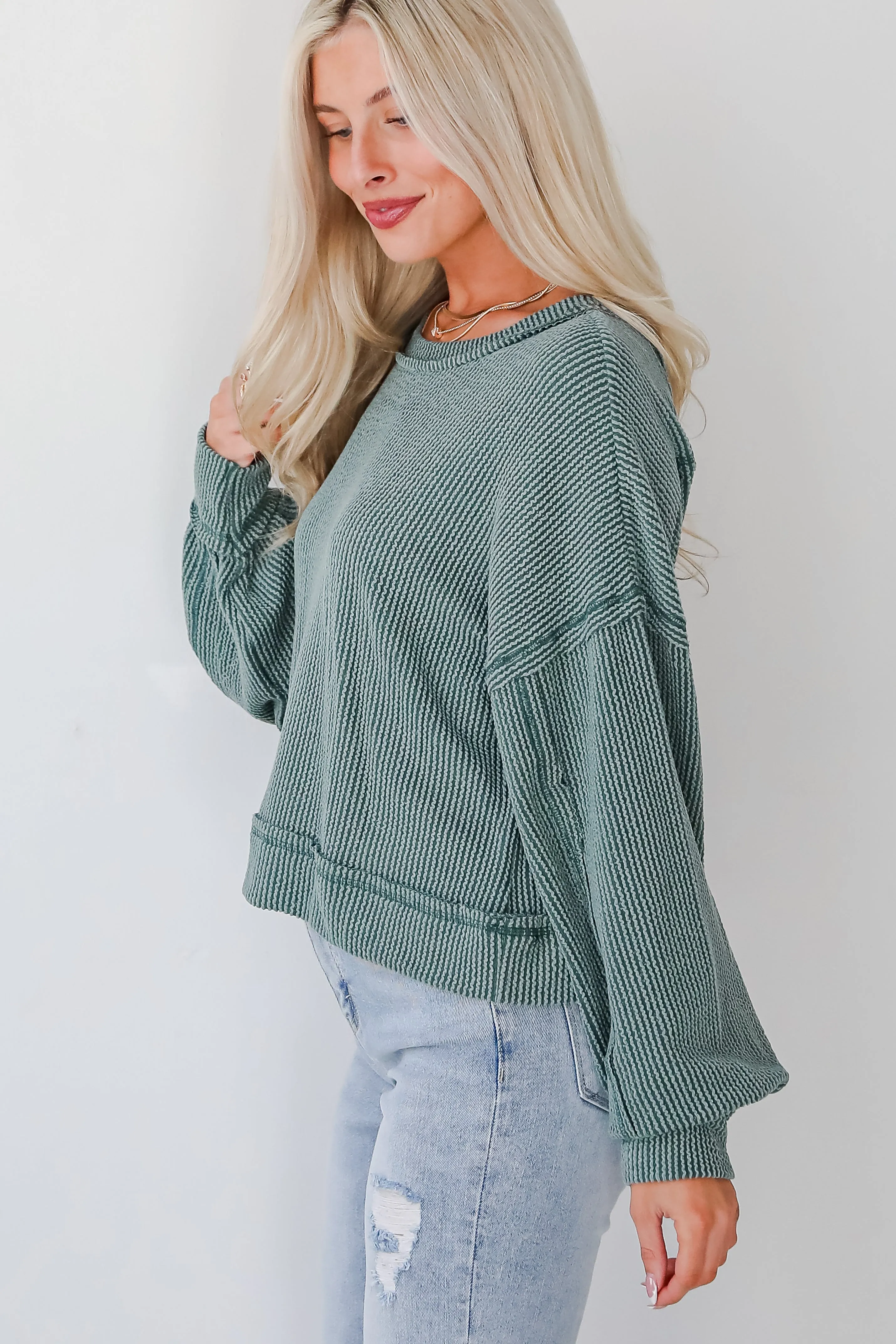 FINAL SALE - Meghan Corded Top - DOORBUSTER