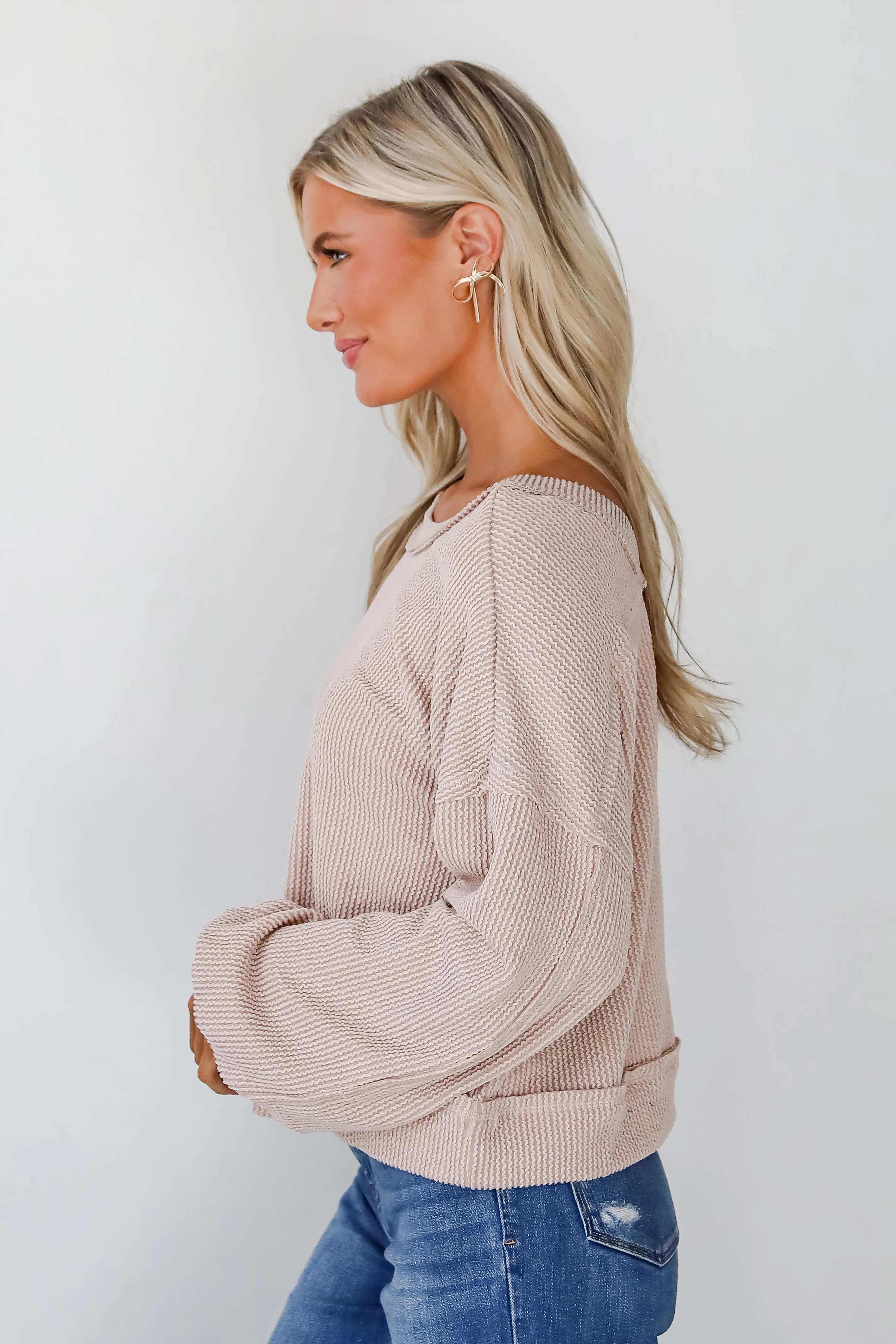 FINAL SALE - Meghan Corded Top - DOORBUSTER