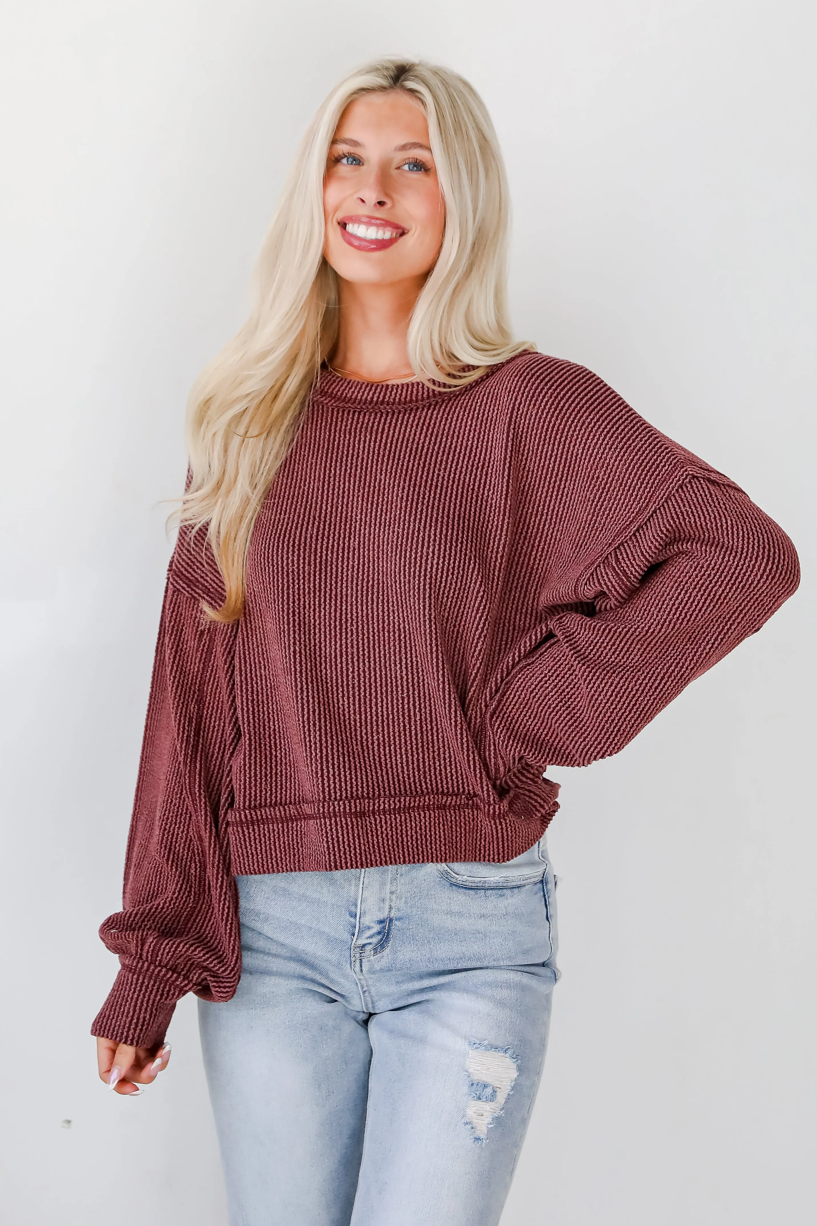 FINAL SALE - Meghan Corded Top - DOORBUSTER