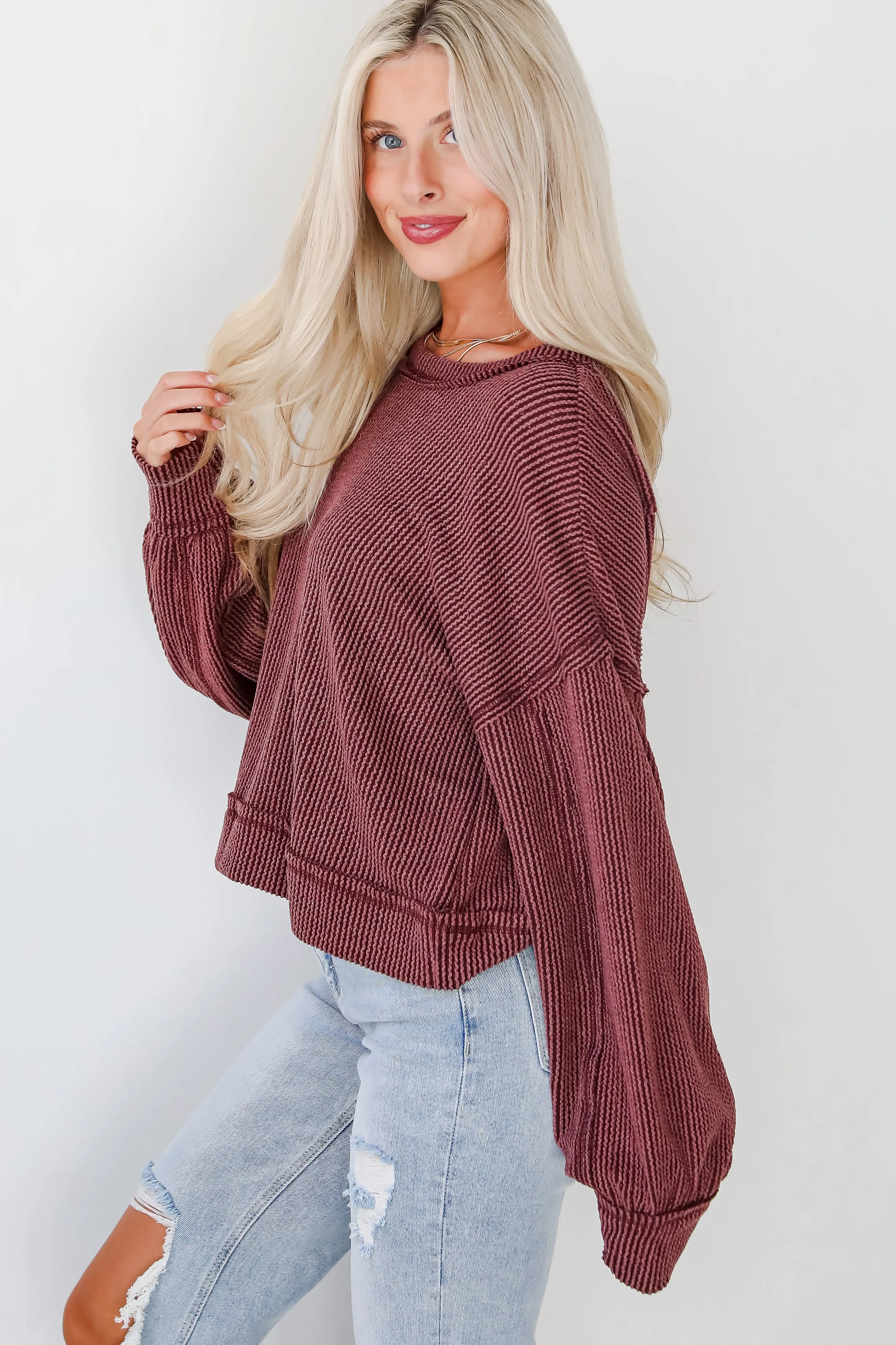 FINAL SALE - Meghan Corded Top - DOORBUSTER