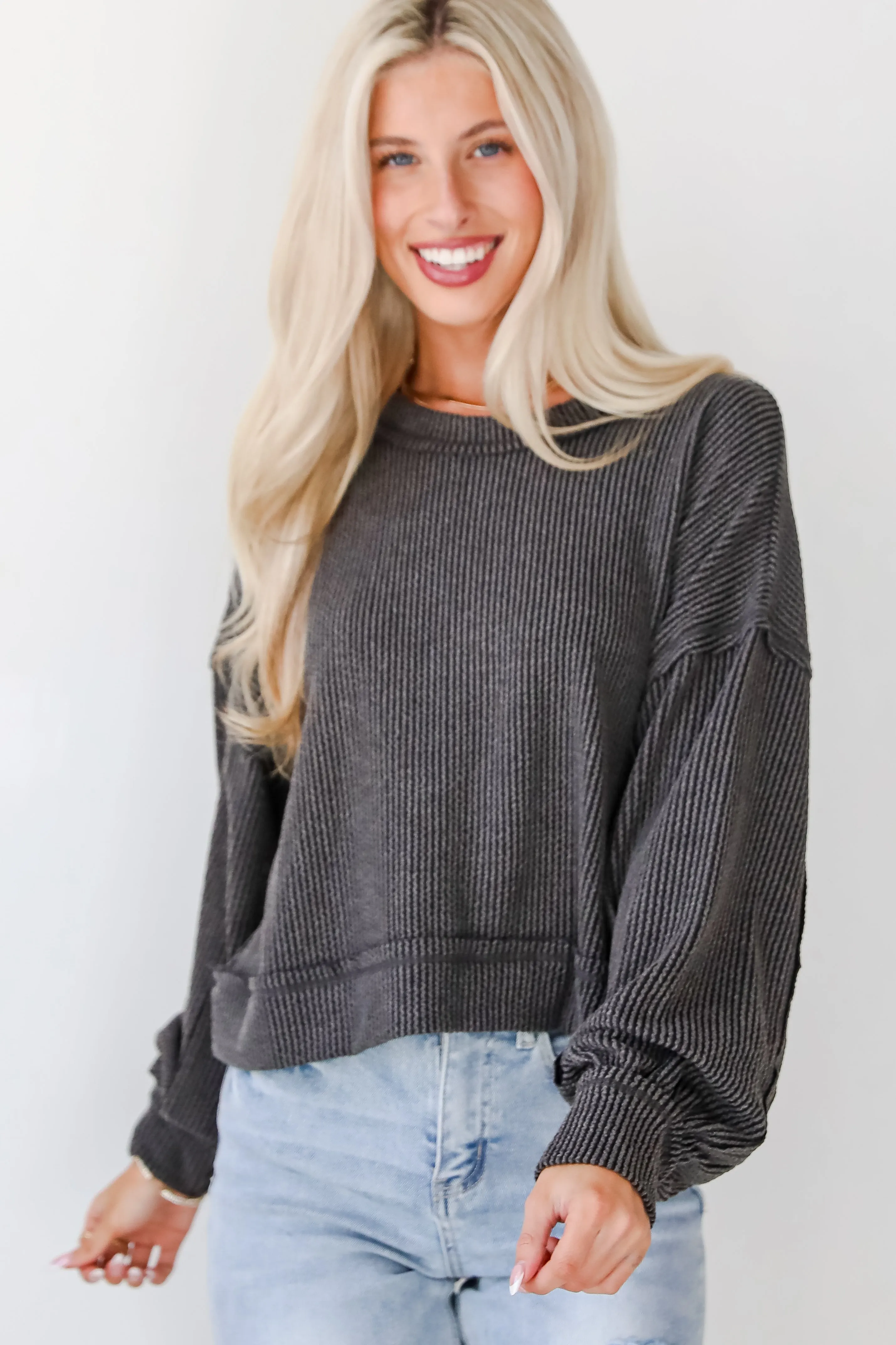 FINAL SALE - Meghan Corded Top - DOORBUSTER