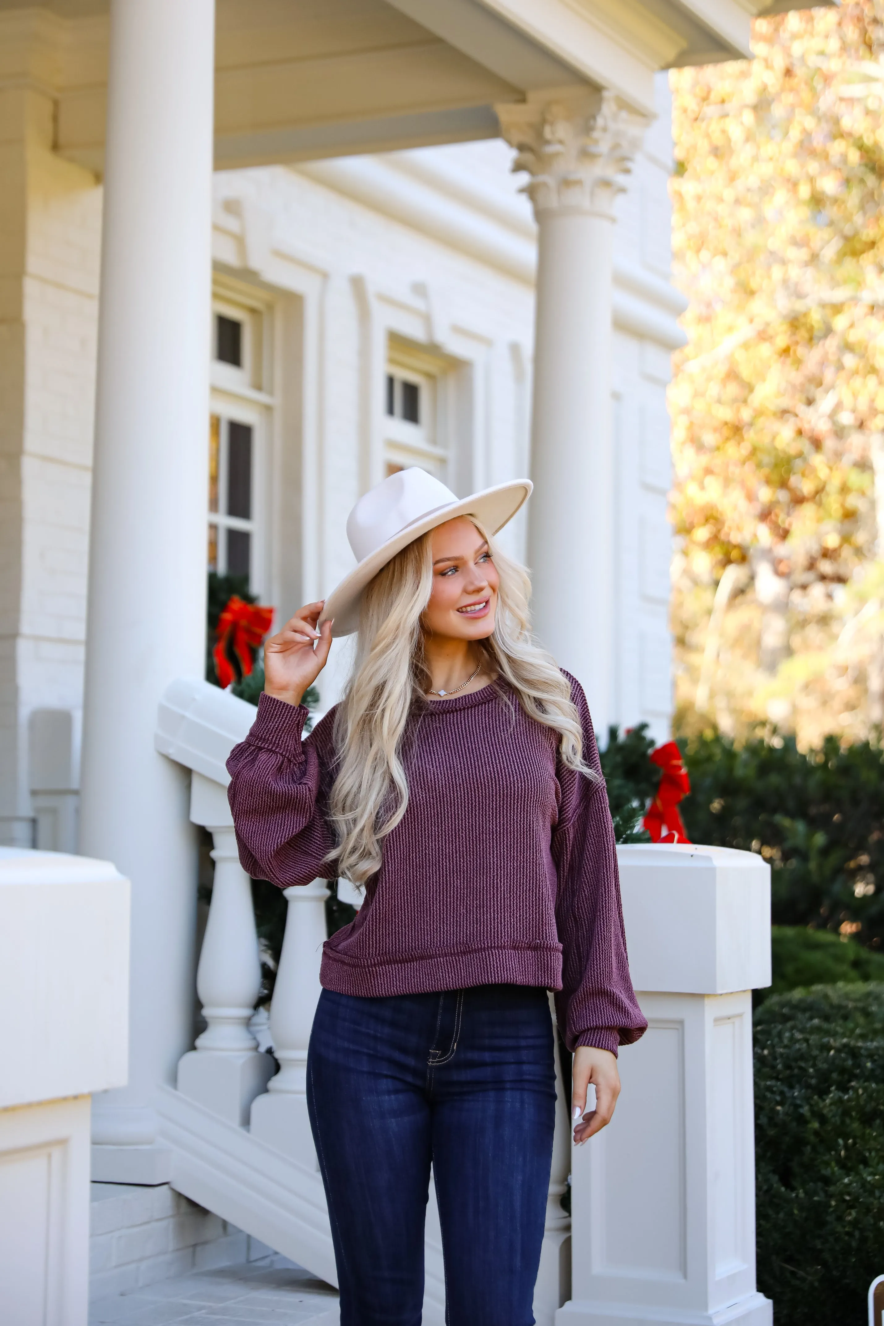 FINAL SALE - Meghan Corded Top - DOORBUSTER