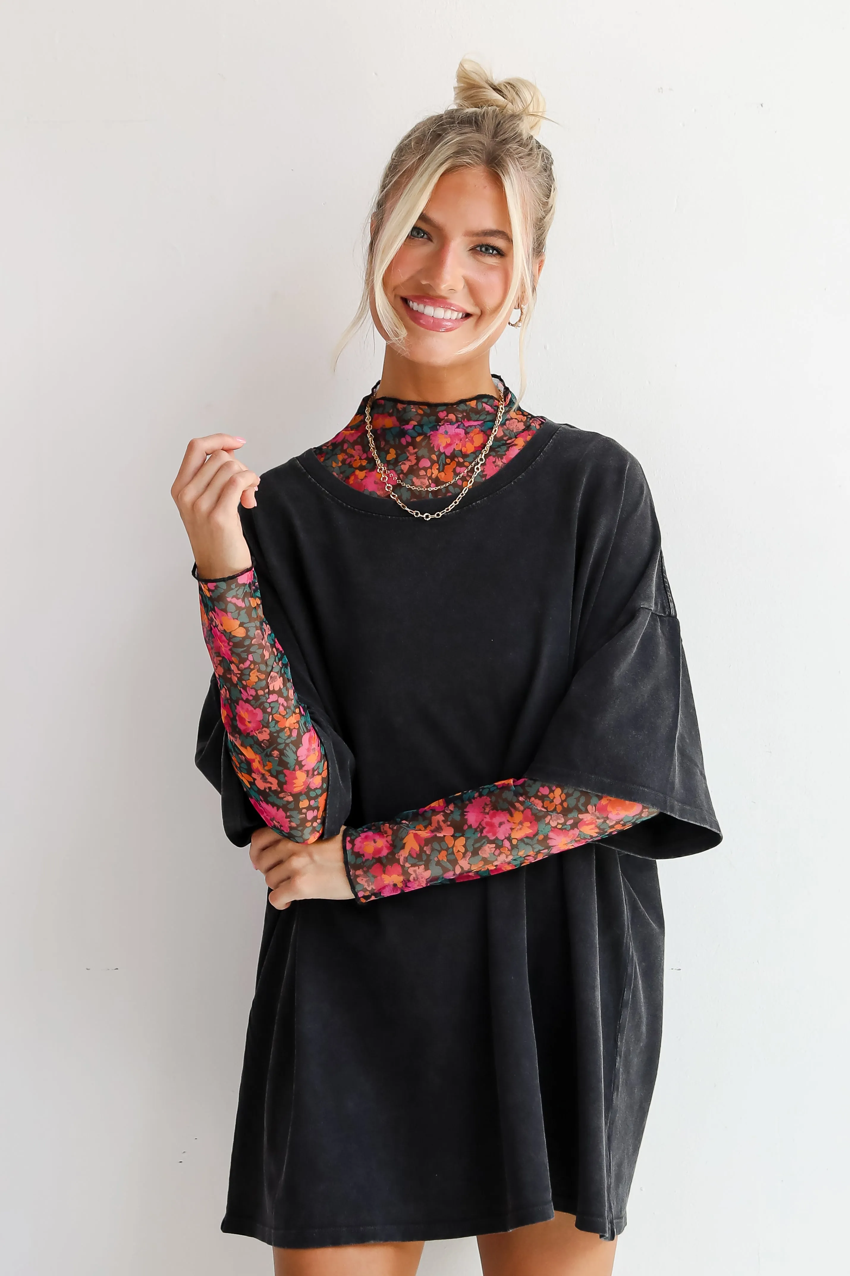 FINAL SALE - Reagan Oversized Boyfriend Tee