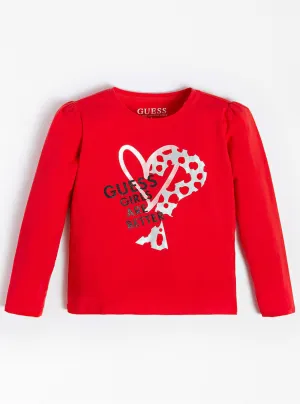 Girls Are Better Logo Red T-Shirt (2-7)