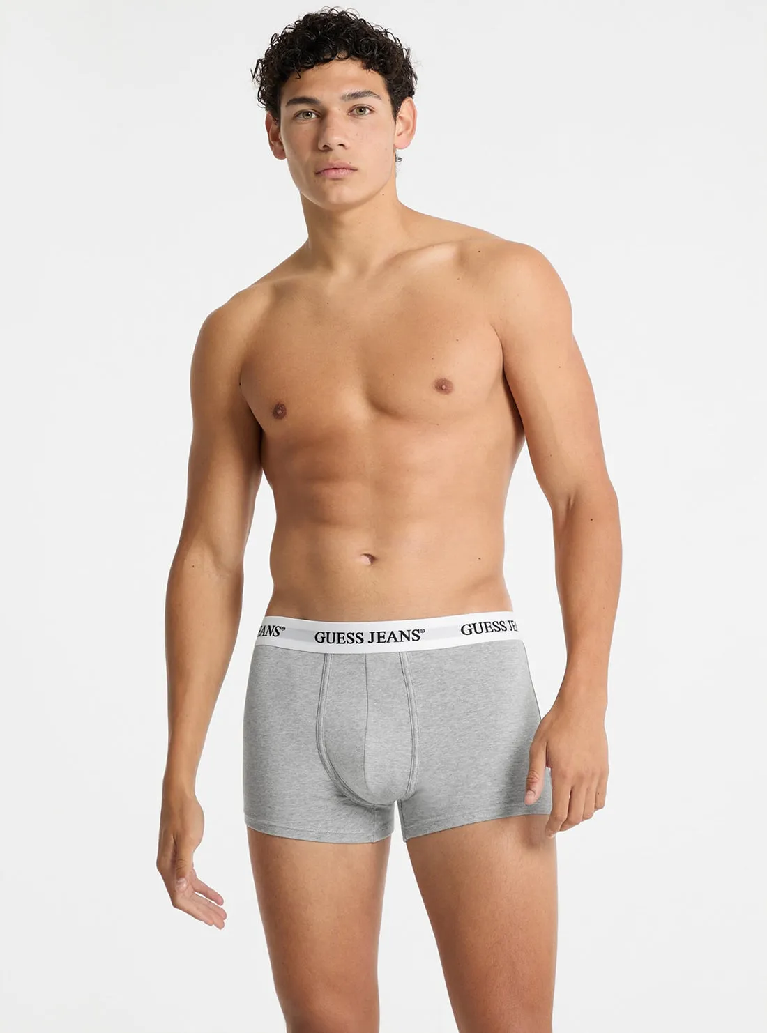 Guess Jeans Black & Grey 2 Pack Trunks