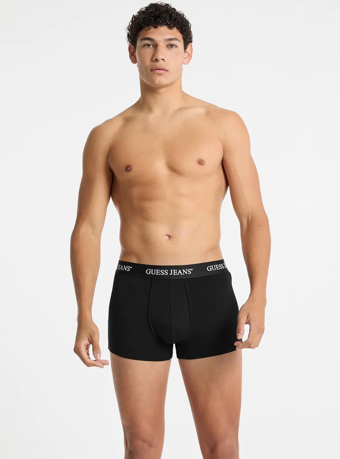 Guess Jeans Black & Grey 2 Pack Trunks