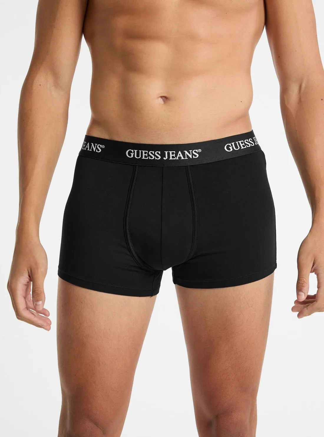 Guess Jeans Black & Grey 2 Pack Trunks