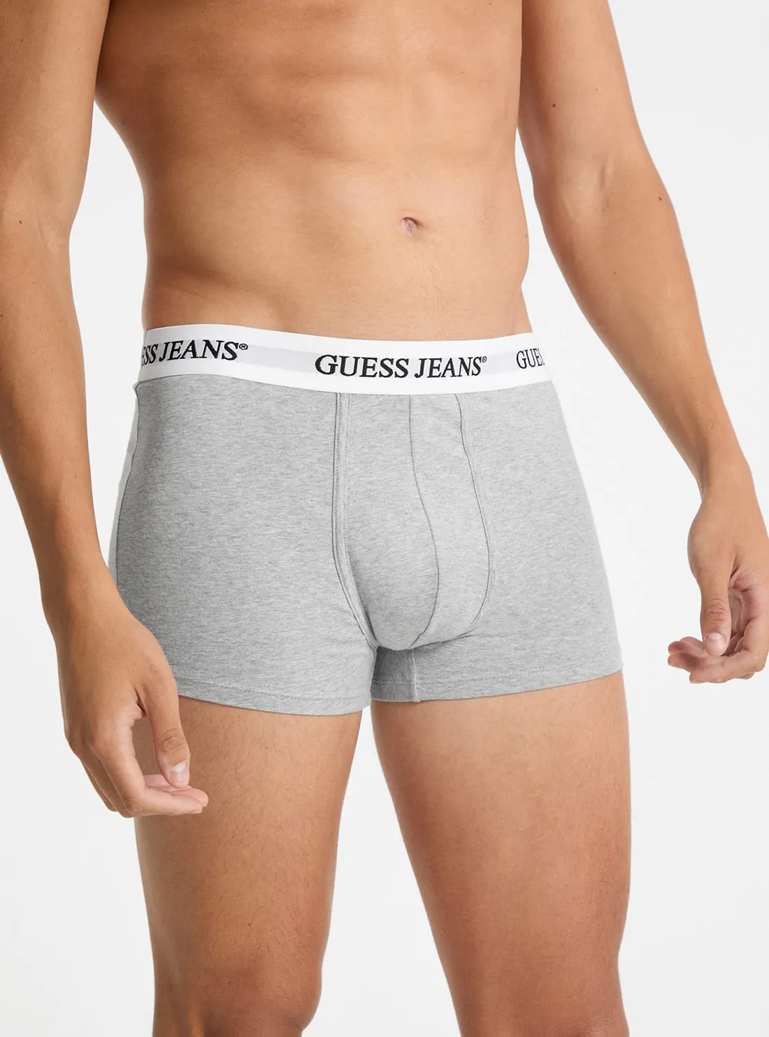 Guess Jeans Black & Grey 2 Pack Trunks