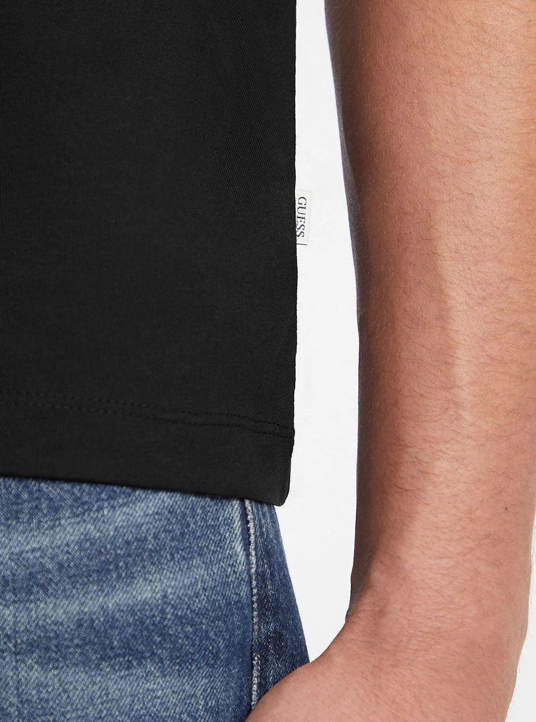 Guess Jeans Black Logo T-Shirt