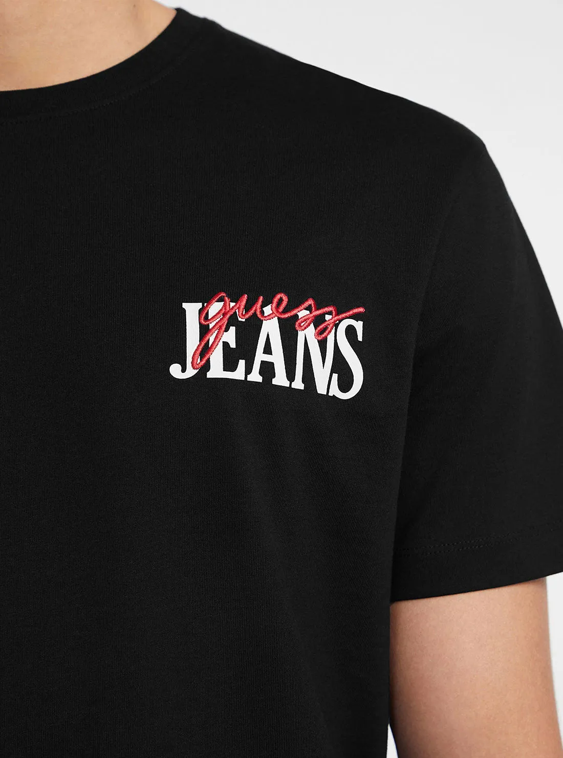 Guess Jeans Black Logo T-Shirt