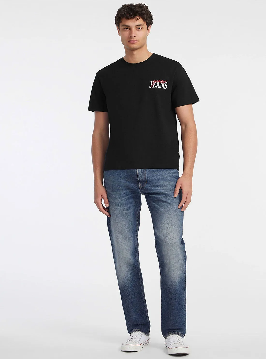 Guess Jeans Black Logo T-Shirt