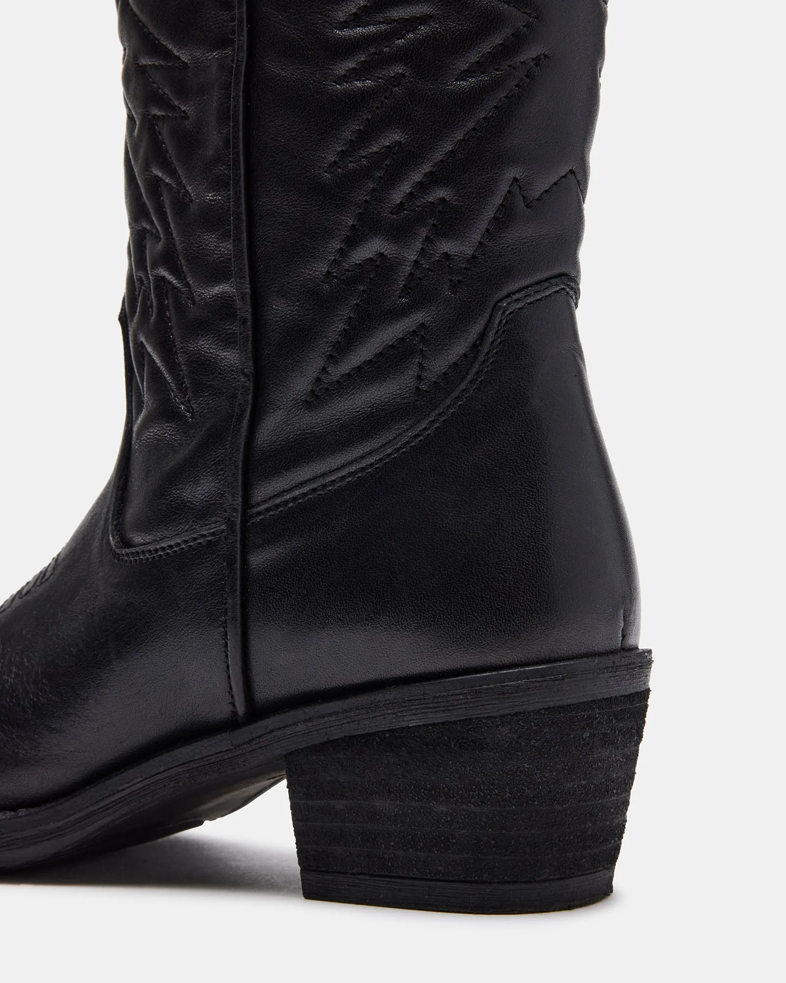 HAYWARD BLACK LEATHER