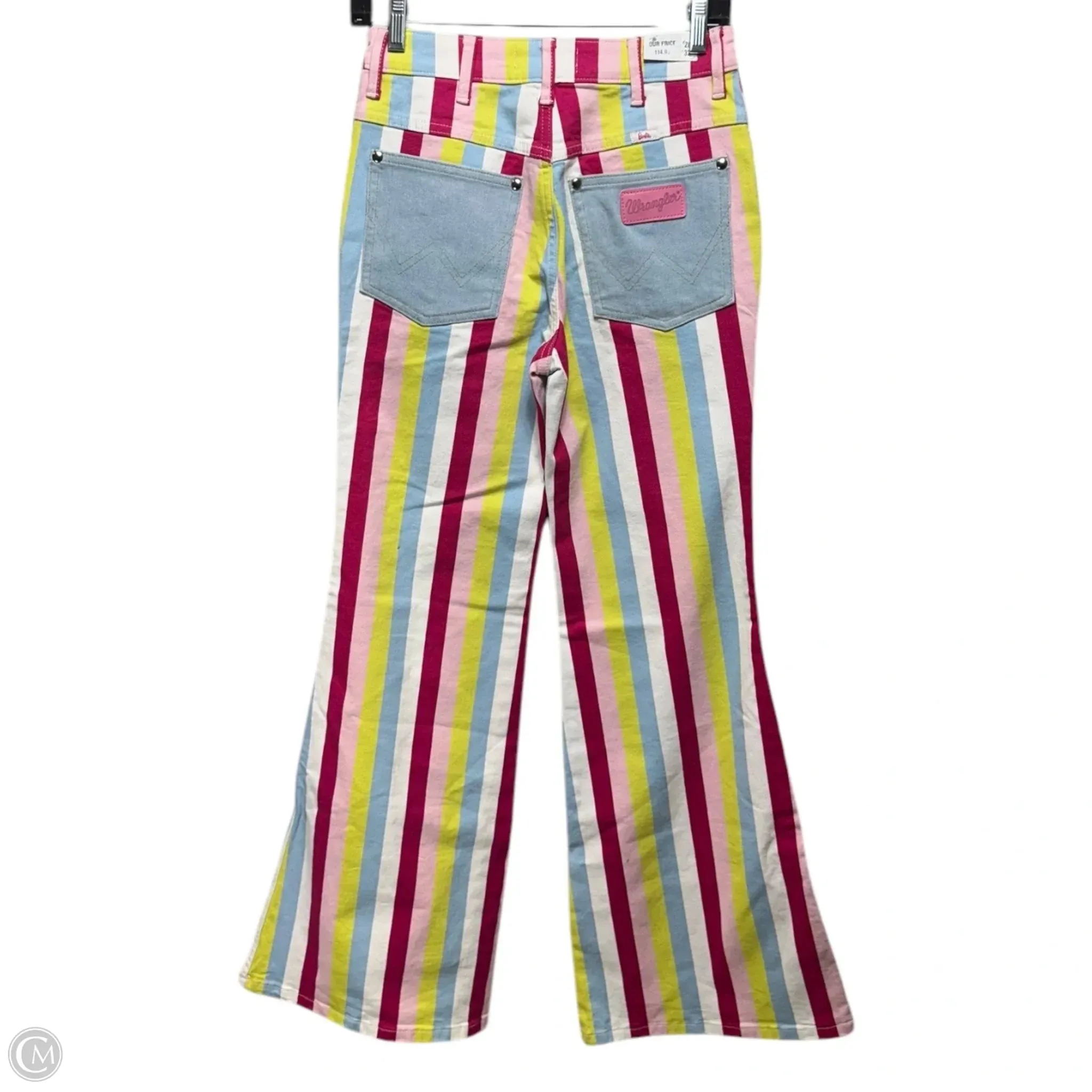 Jeans Flared By Wrangler In Striped Pattern, Size: 2