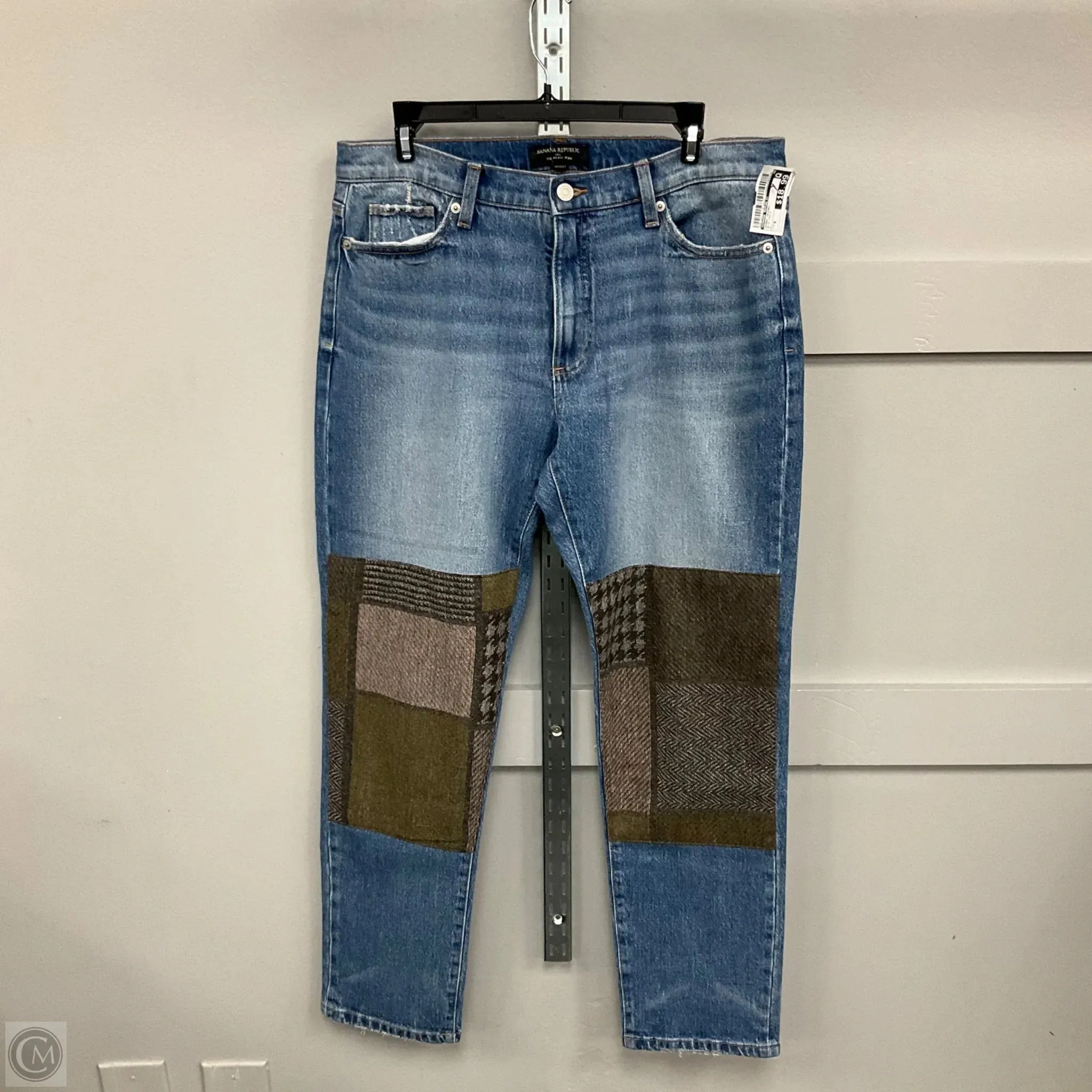 Jeans Skinny By Banana Republic In Blue Denim, Size: 6