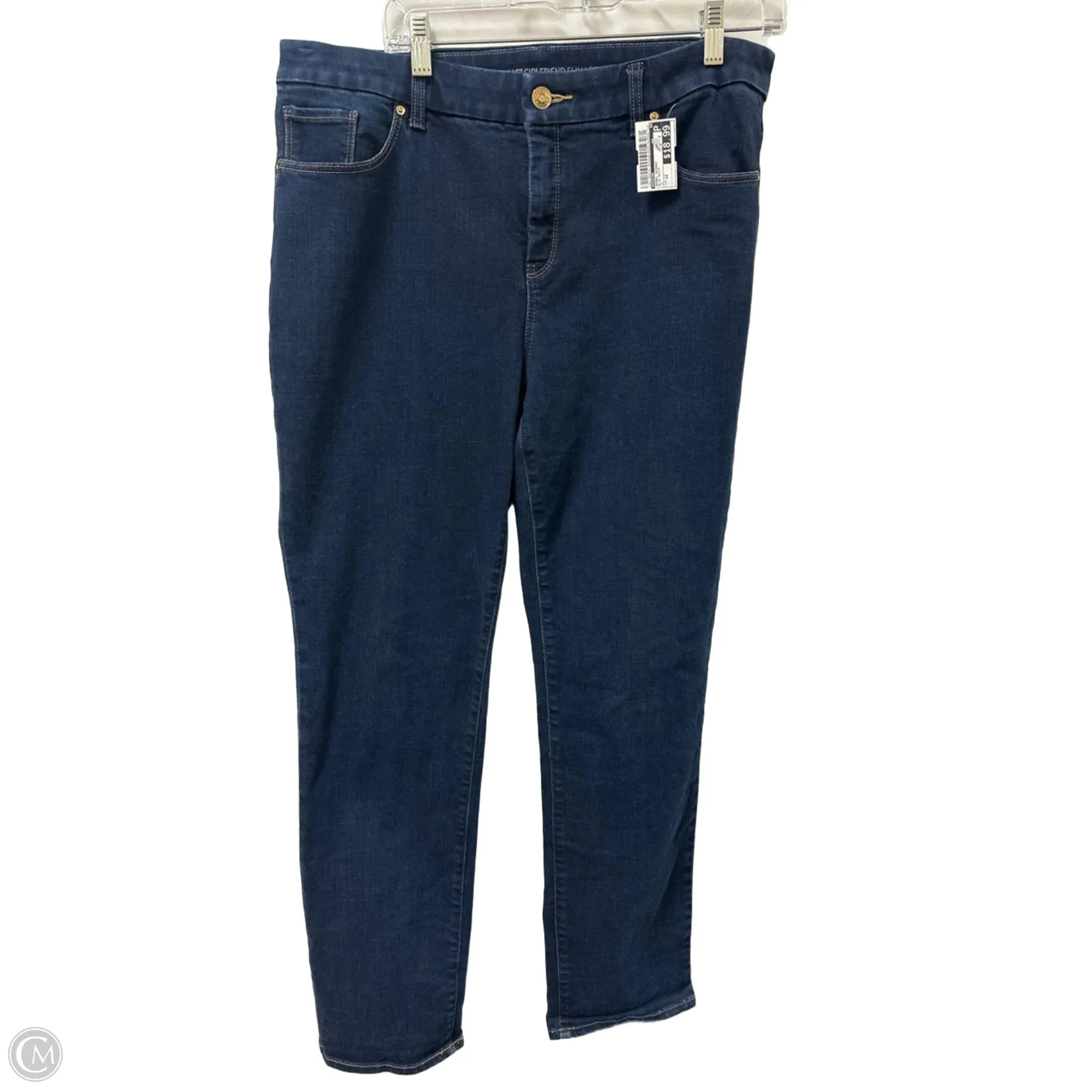 Jeans Skinny By Chicos In Blue Denim, Size: 12