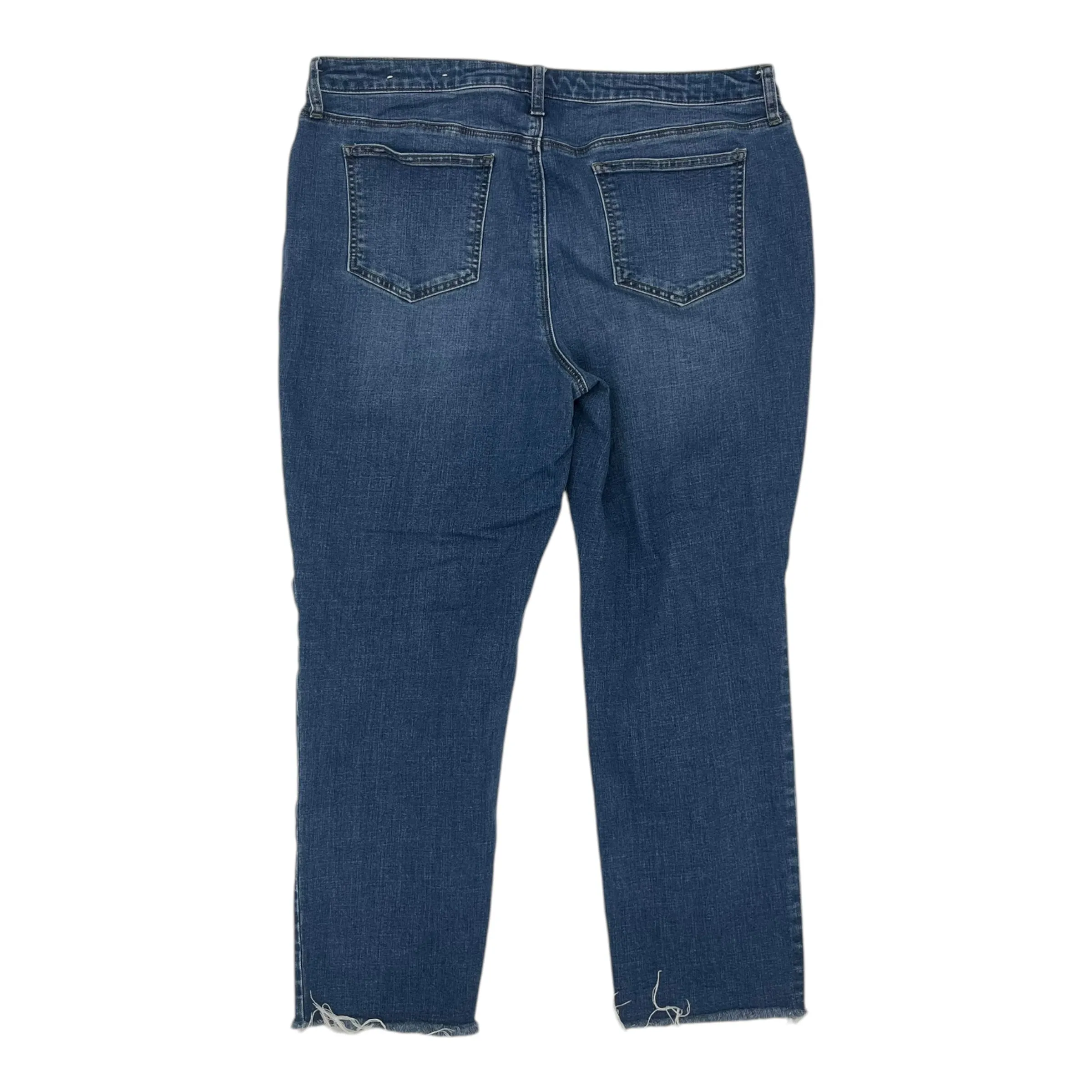 Jeans Skinny By Chicos In Blue Denim, Size:14