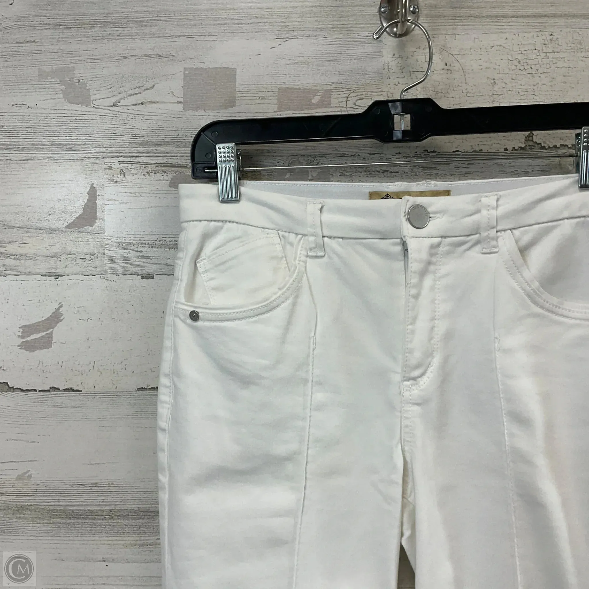 Jeans Skinny By Democracy In White Denim, Size: 4