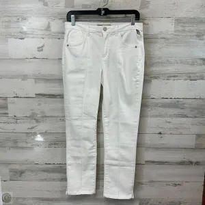 Jeans Skinny By Democracy In White Denim, Size: 4