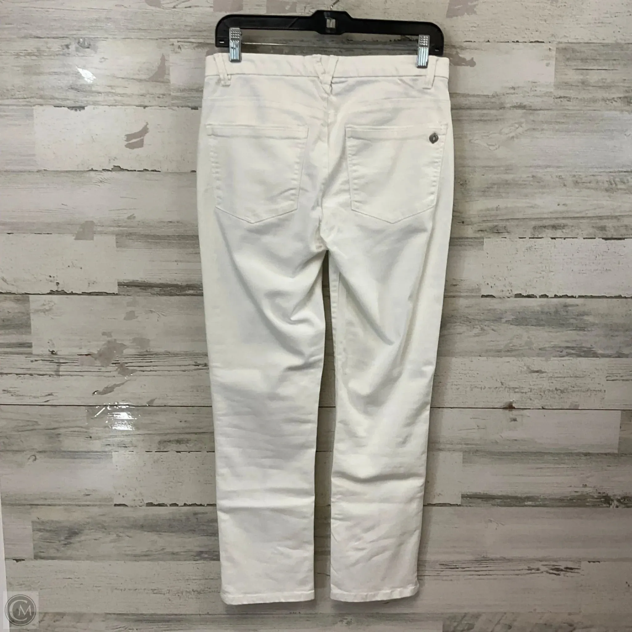 Jeans Skinny By Democracy In White Denim, Size: 4